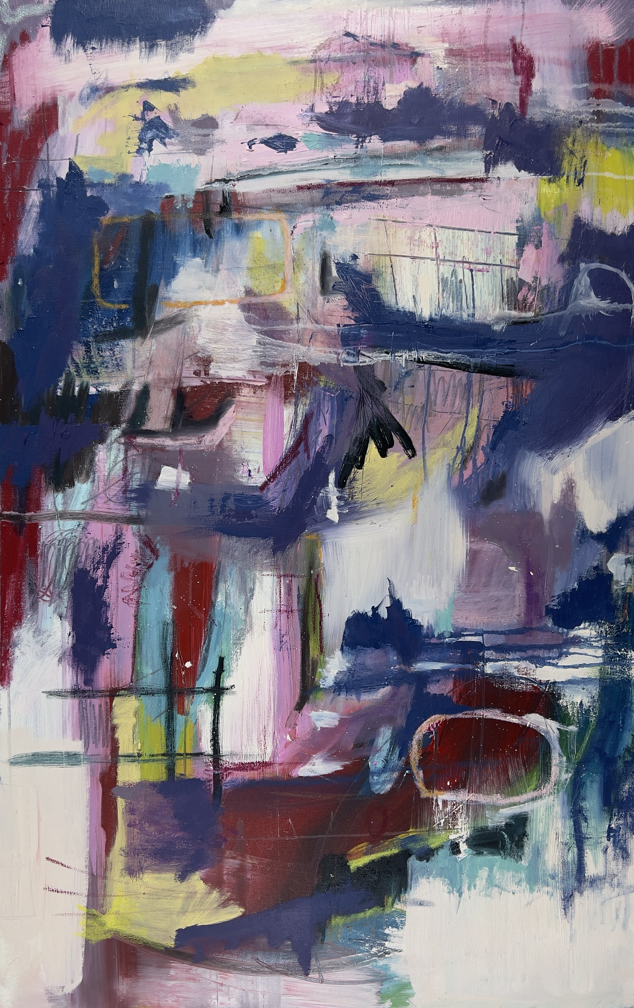 Seeing the World Without Sea World
oil on canvas, 48" x 30"
2024