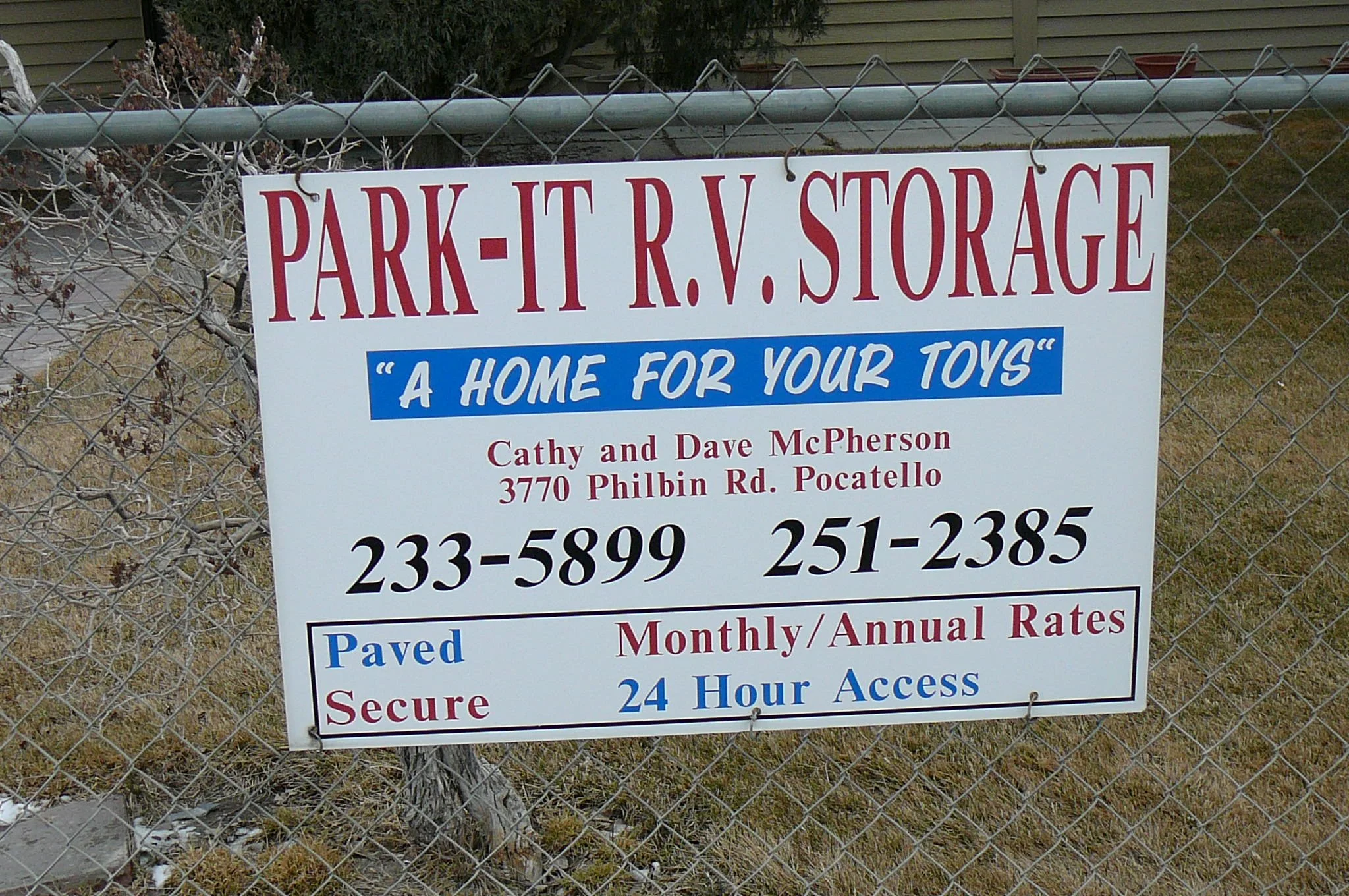 Sign on street