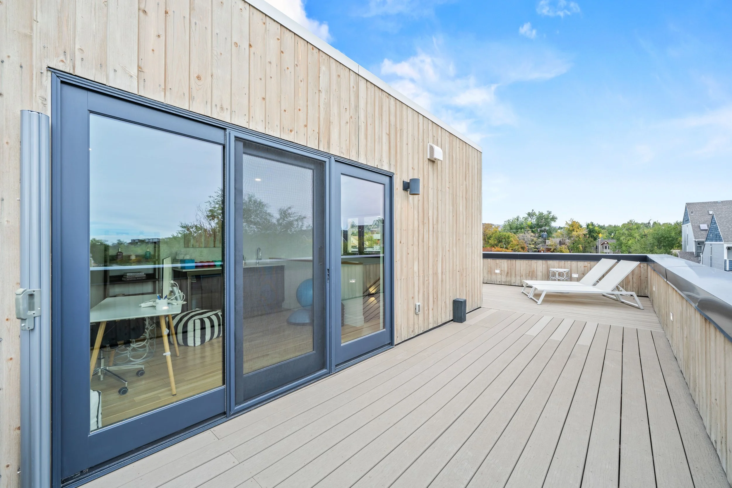 Wraparound deck - North view