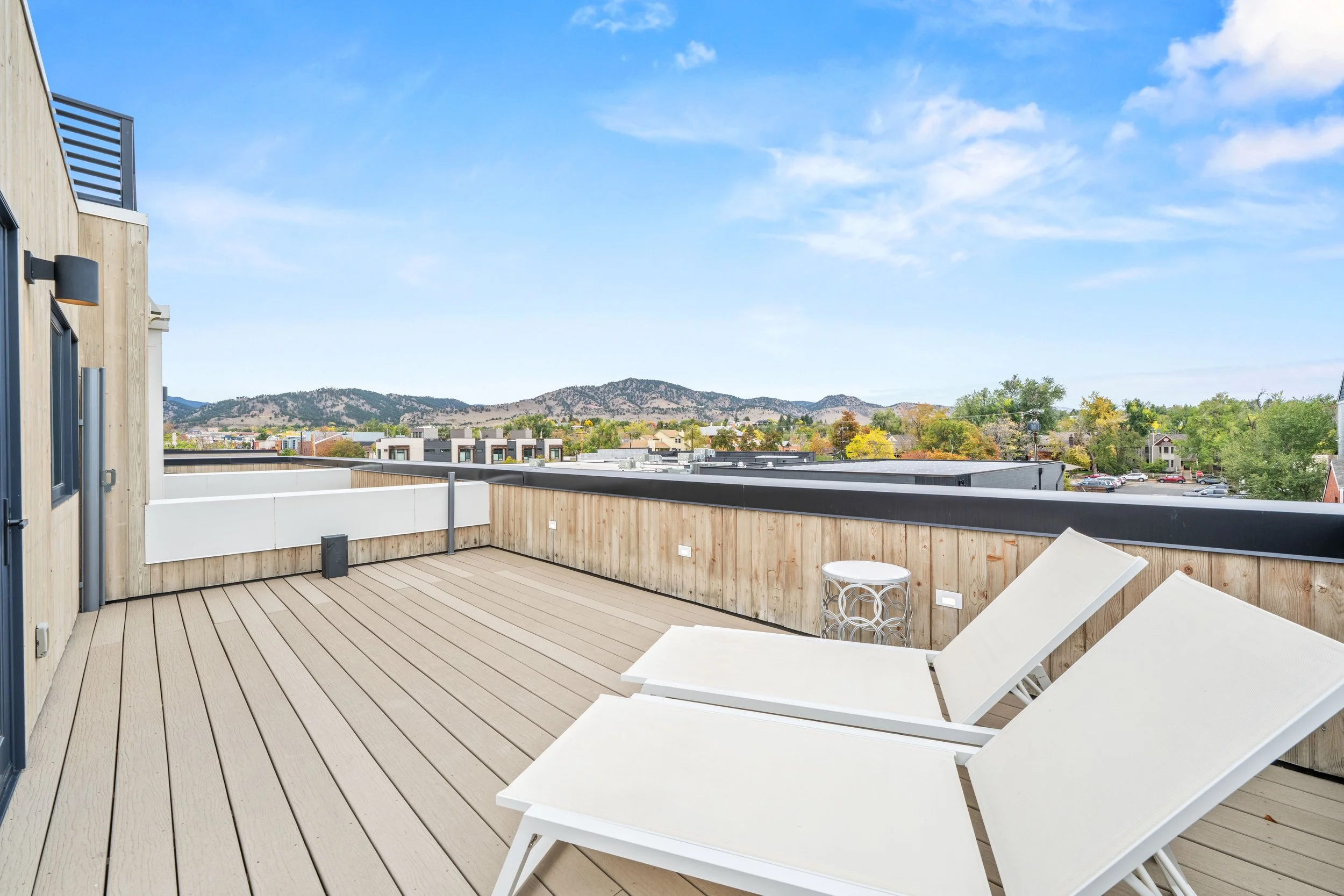 Wraparound deck west views