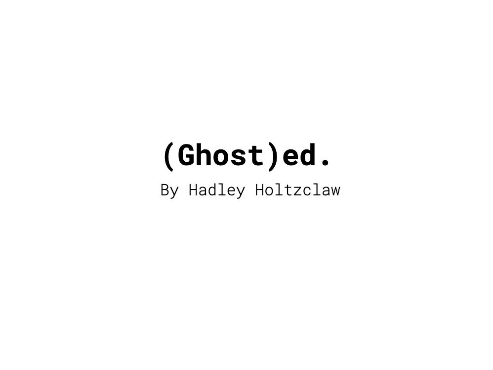 (Ghost)ed. Screenplay / Writer - 2025