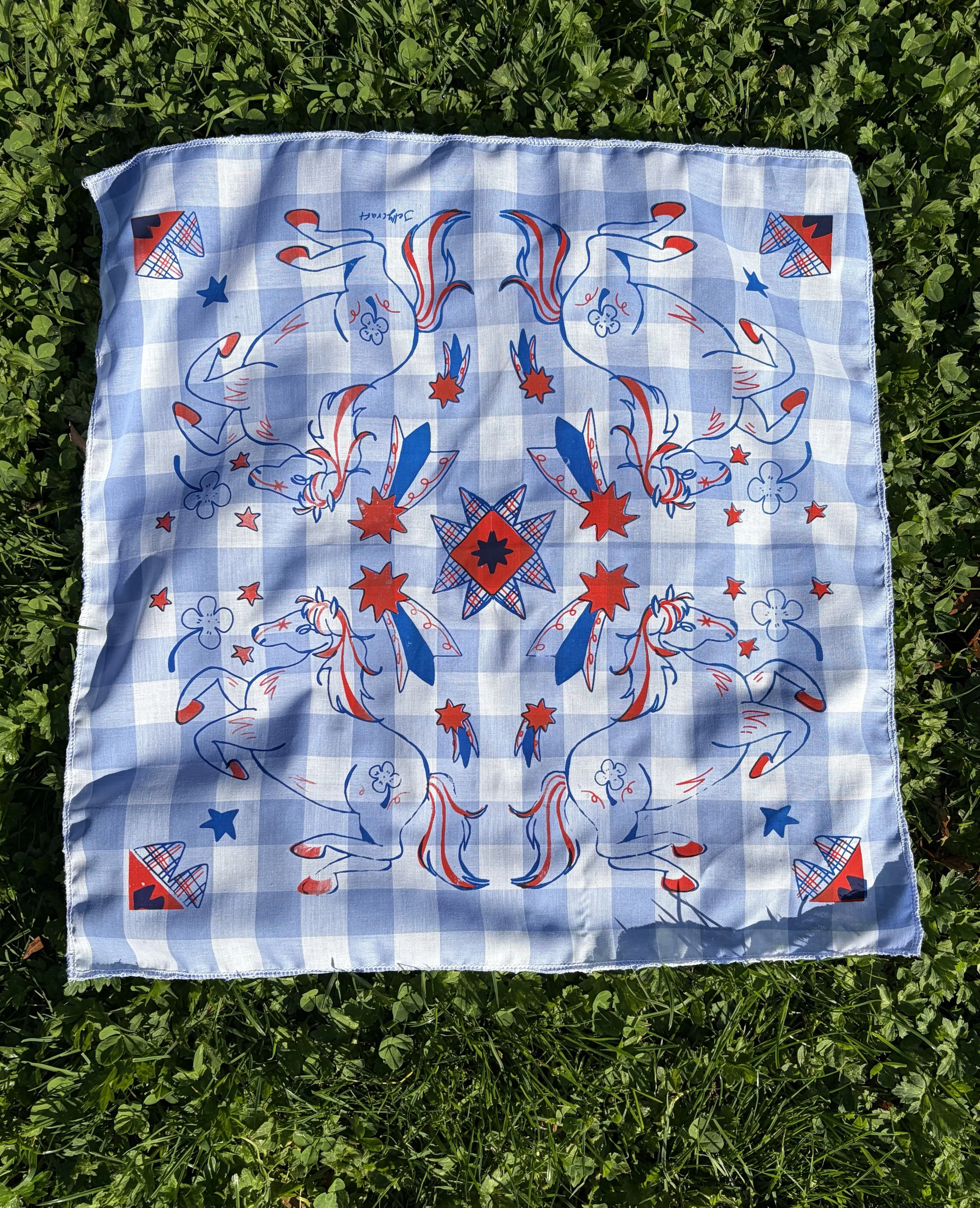 Lucky horse bandana