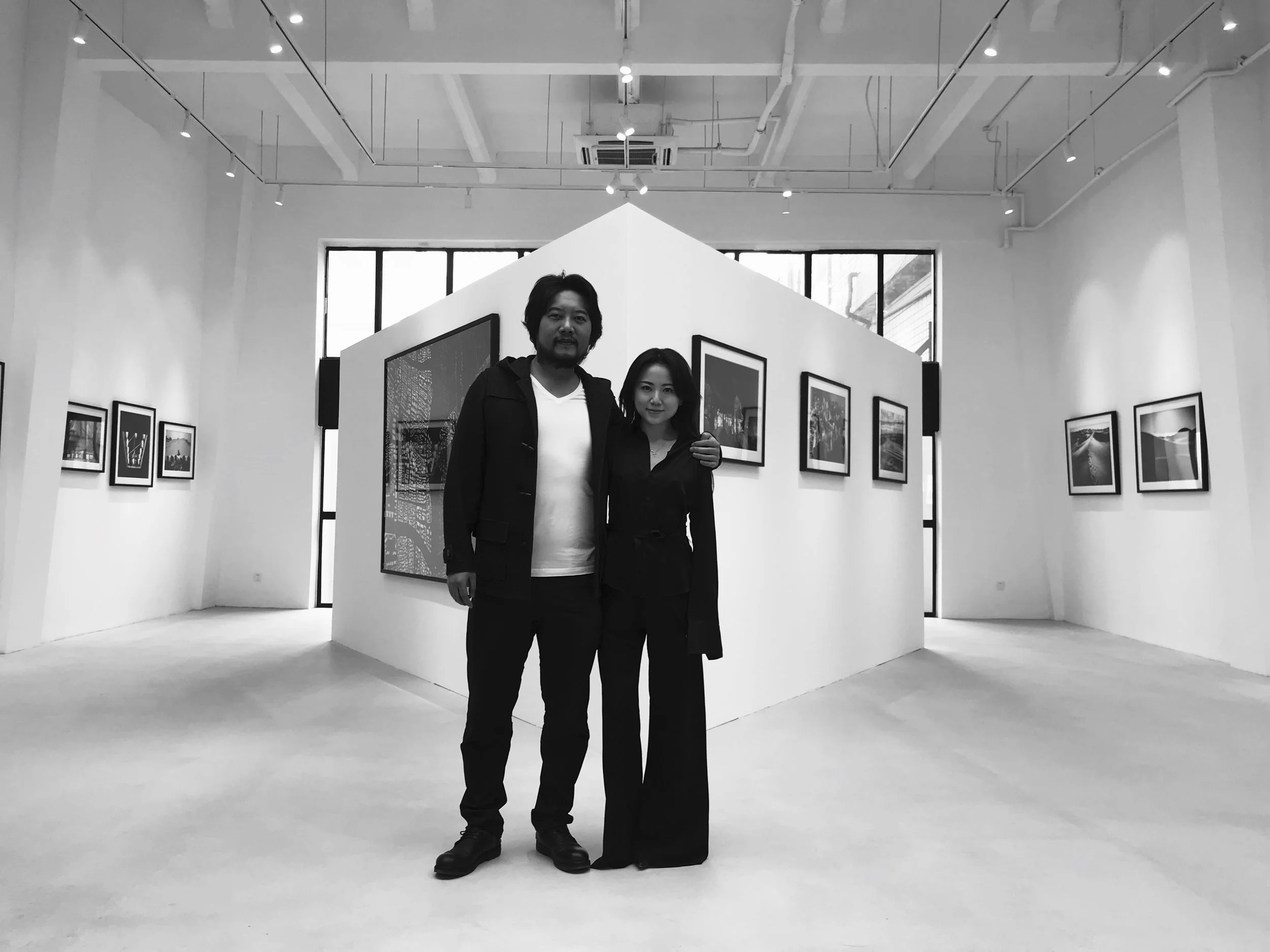 Cloud Wang with curator JC