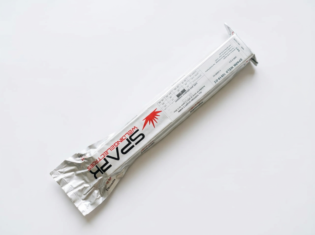 Silver foil packet of Harrier disposable rocket engine propellant labeled Space Shuttle fuel
