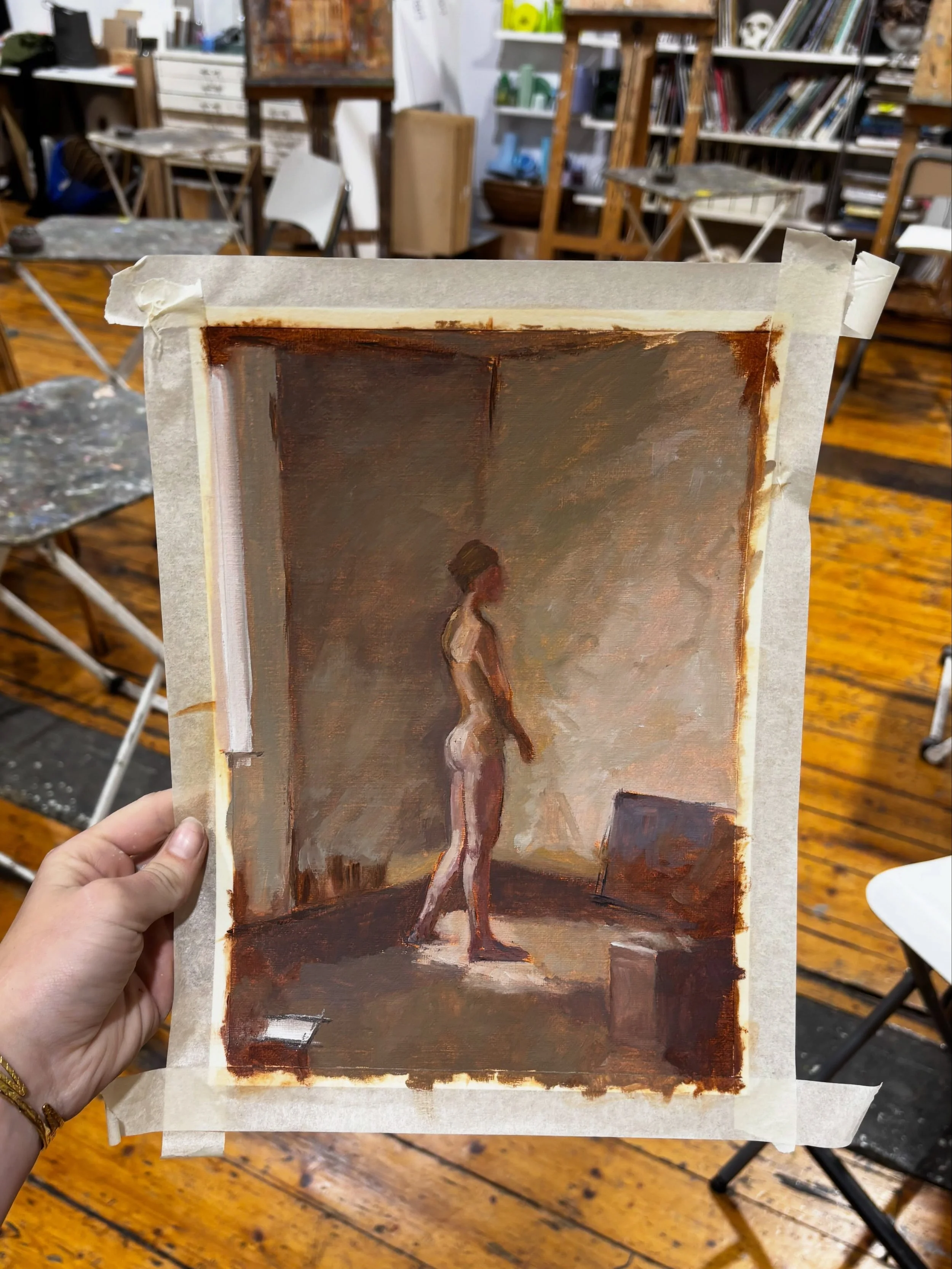 Did a Euan Uglow study today!
Been looking to improve my brushstrokes and texture, so enjoyed this very much :)