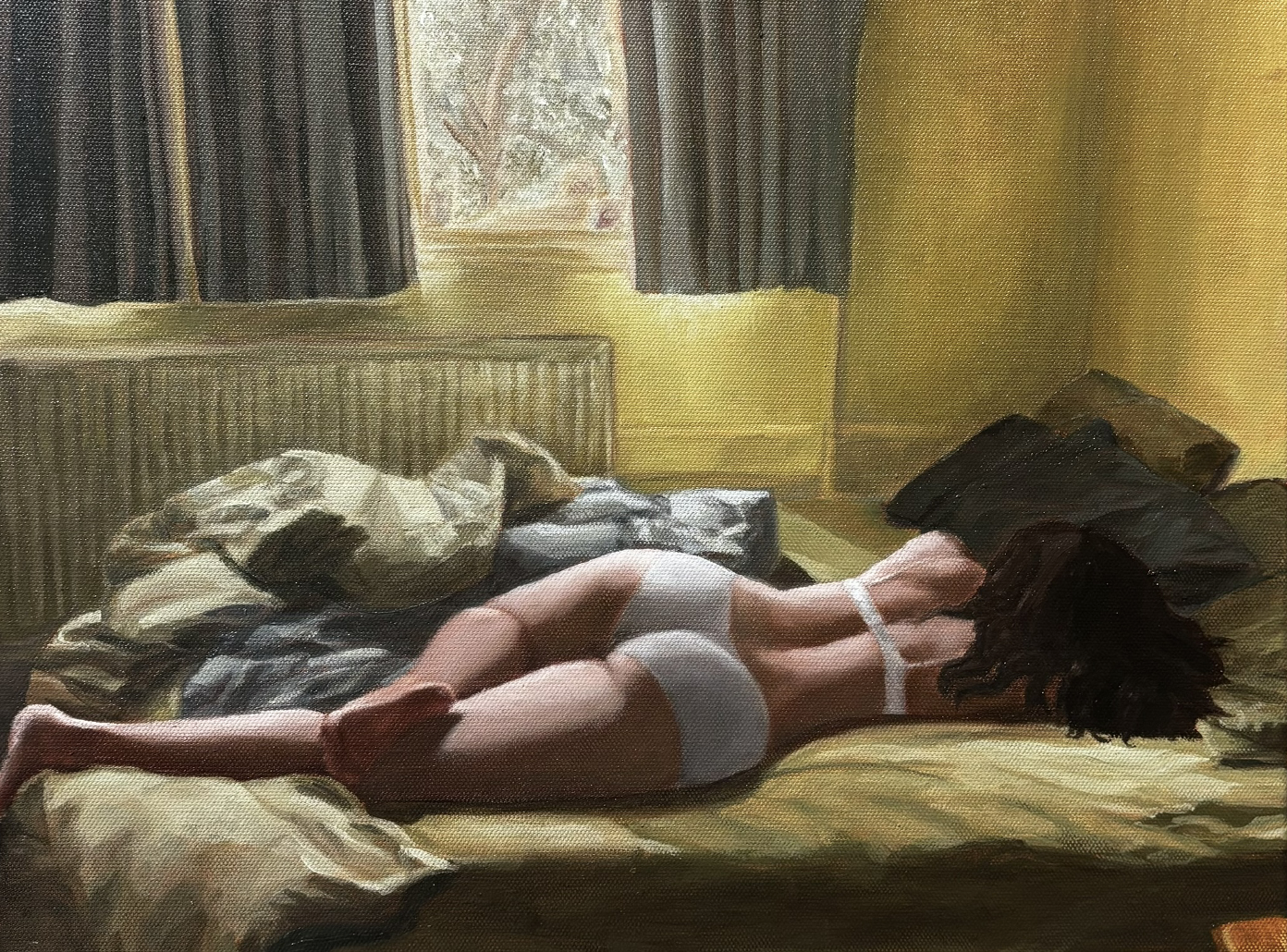 An Afternoon Nap - 2026 - Oil on canvas - 30 x 40.5cm