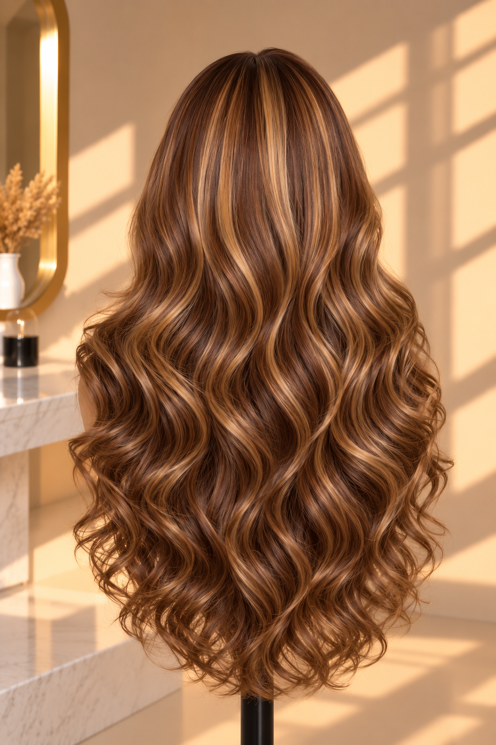 Chevelure ondulée balayage caramel.png