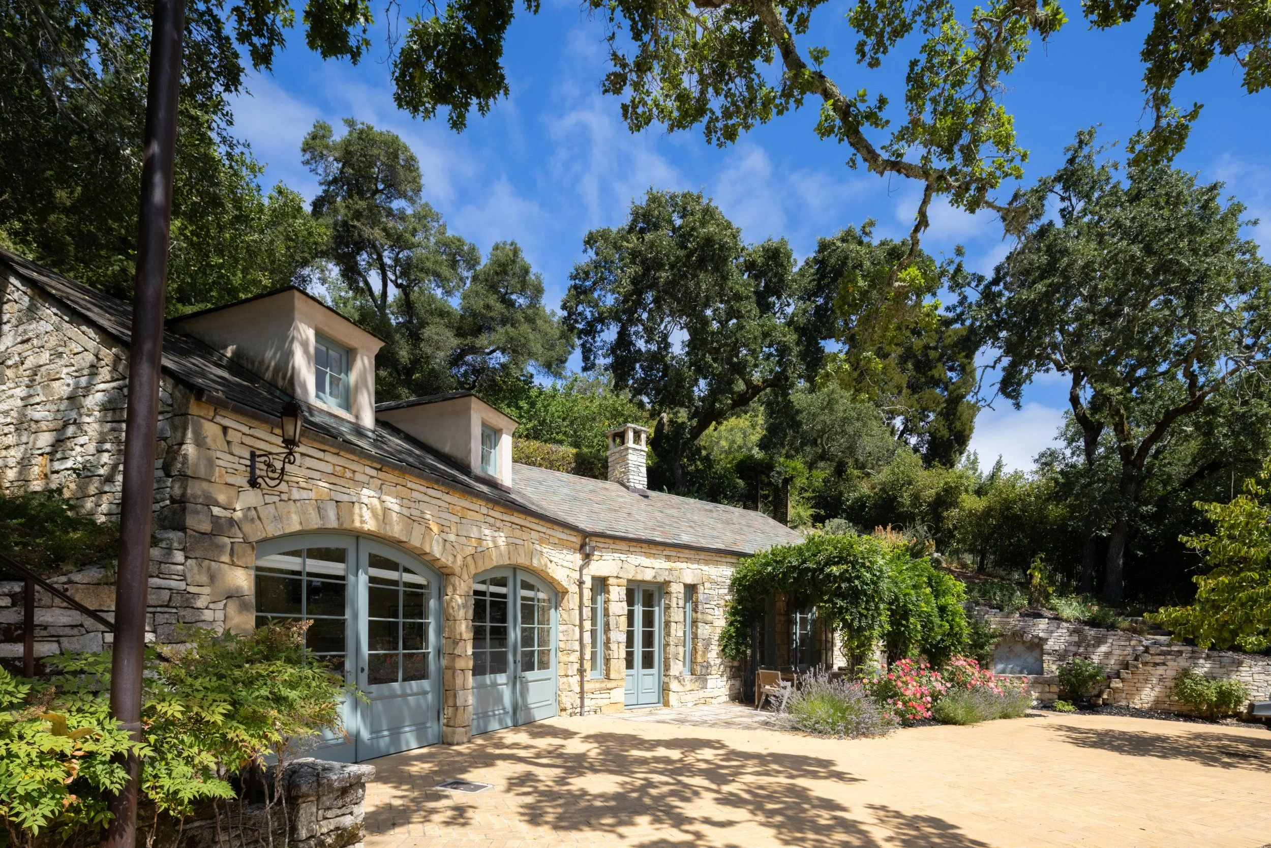 Stone guest cottage among the gardens, 27 Upper Road, Ross