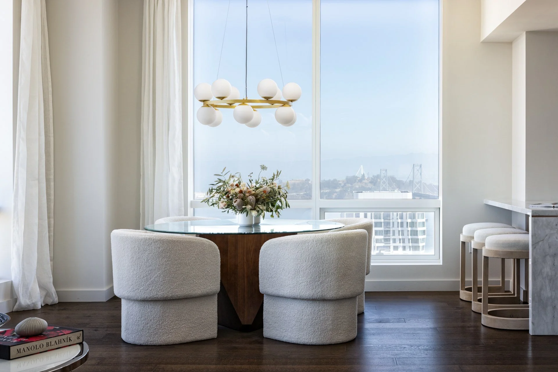 Dining area with Bay views, The Avery, San Francisco