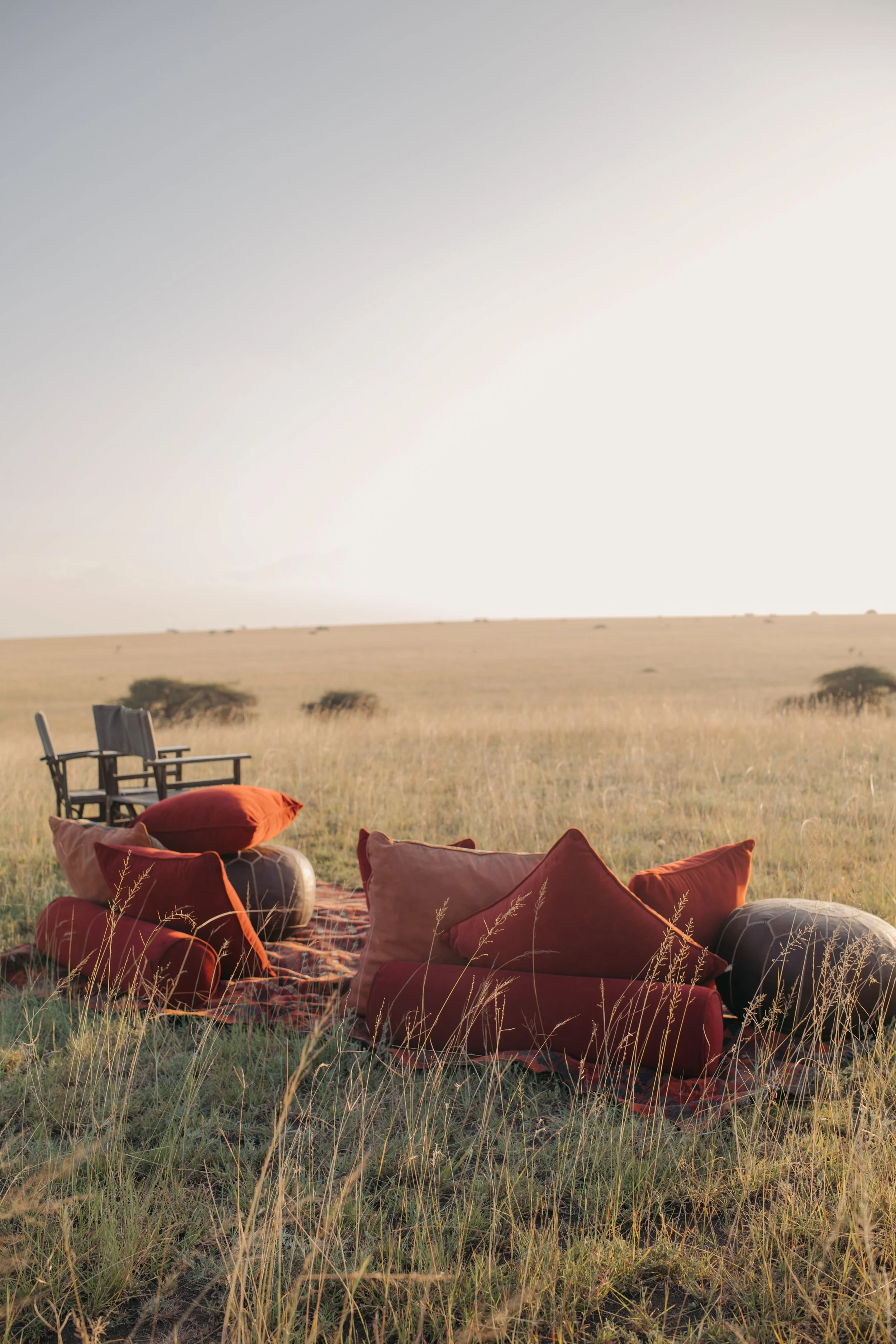 Ol Donyo sundowners sunset plains bush safari game drive luxury property lodge