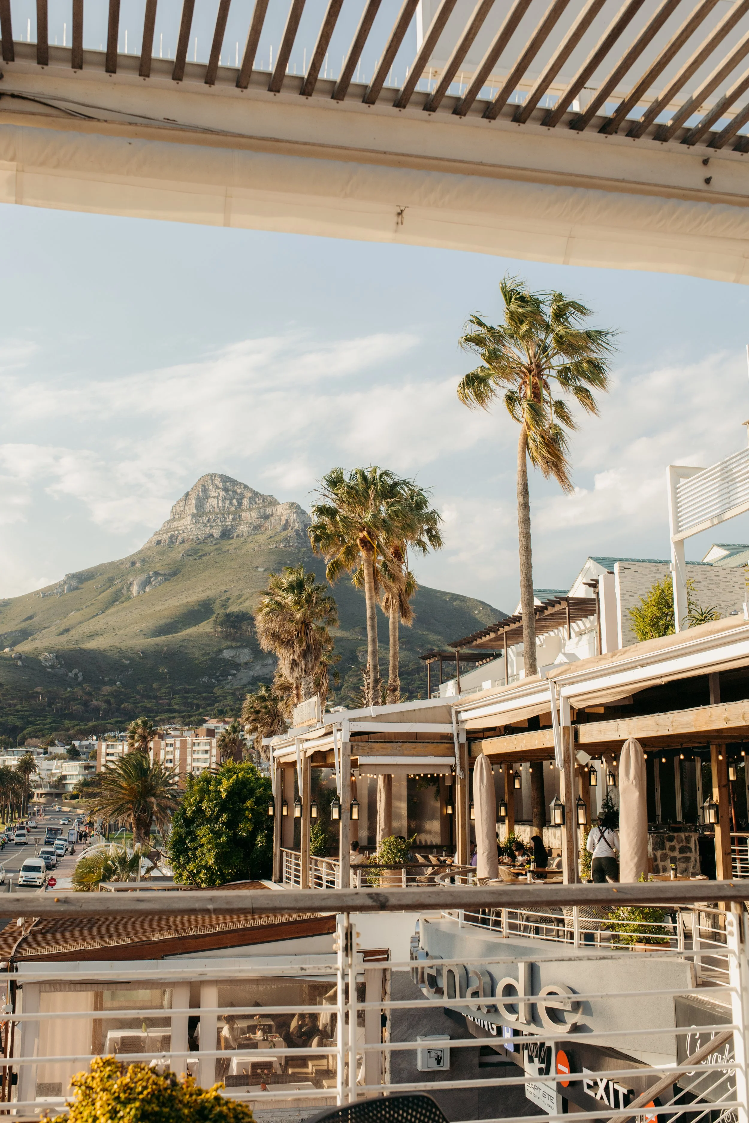 Cape Town restaurant views Camp's Bay Lion's Head aesthetic 