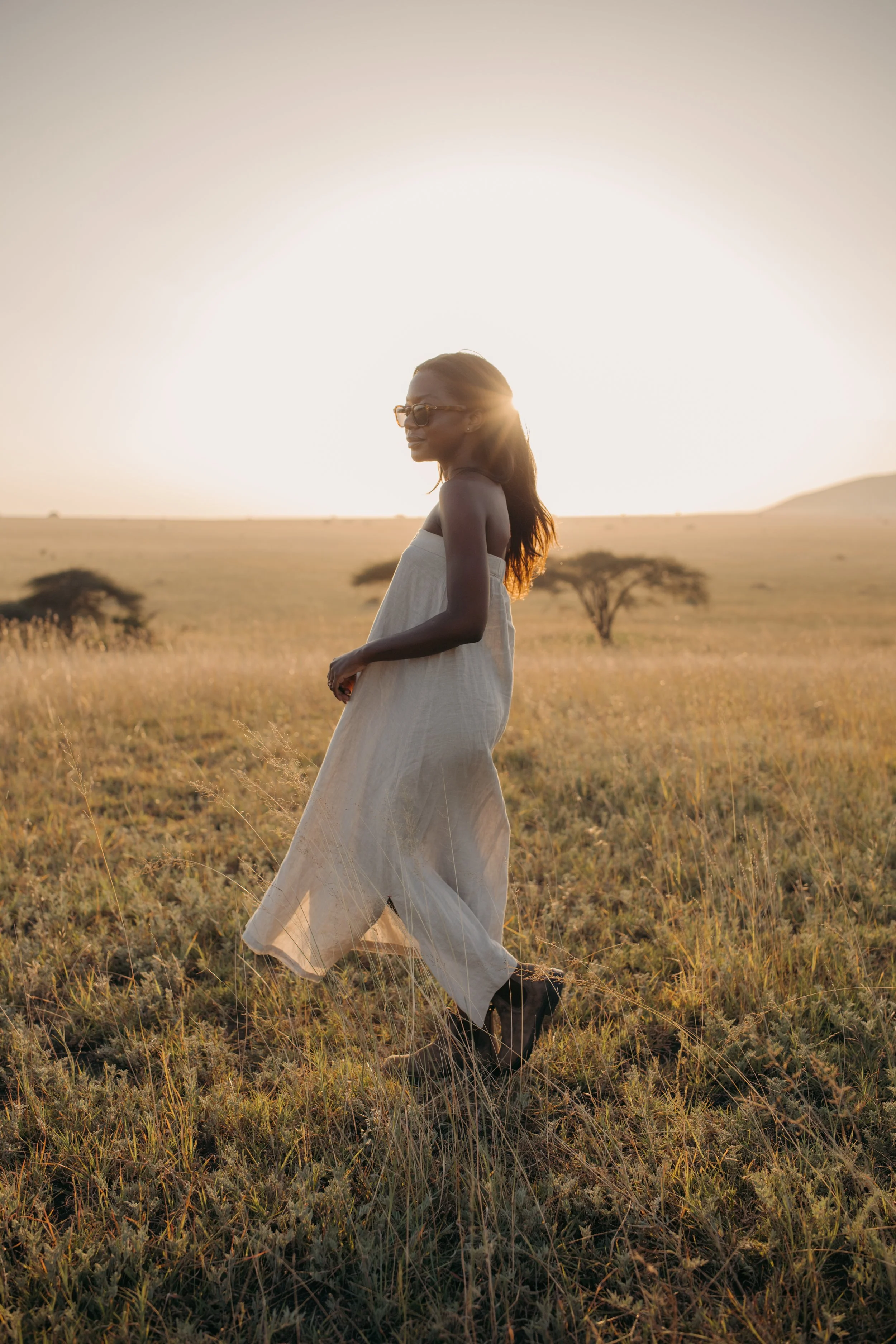 Great Plains safari candid sunset sundowners beautiful luxury