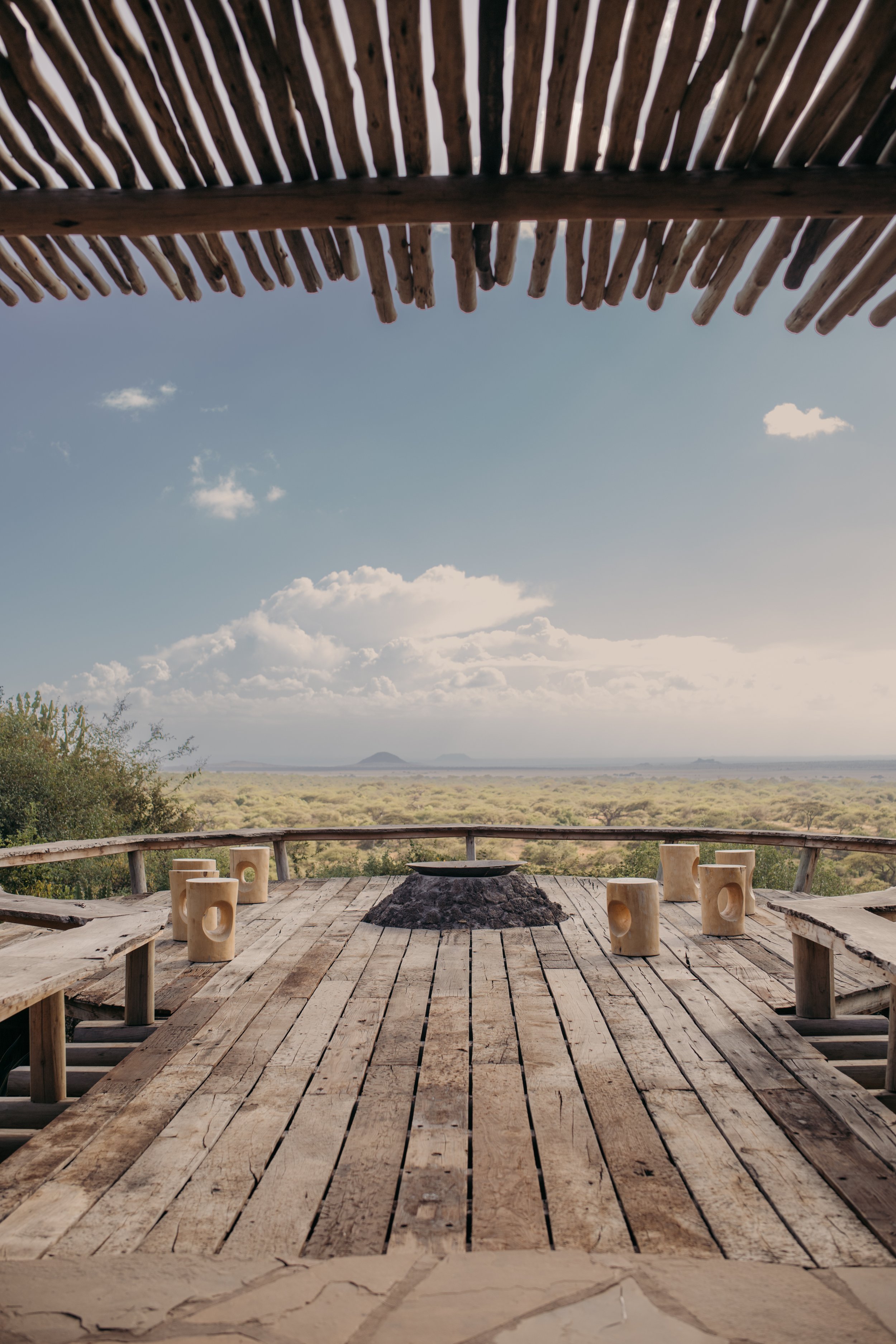 Ol Donyo Great Plains star gazing deck sunset firepit communal area luxury safari