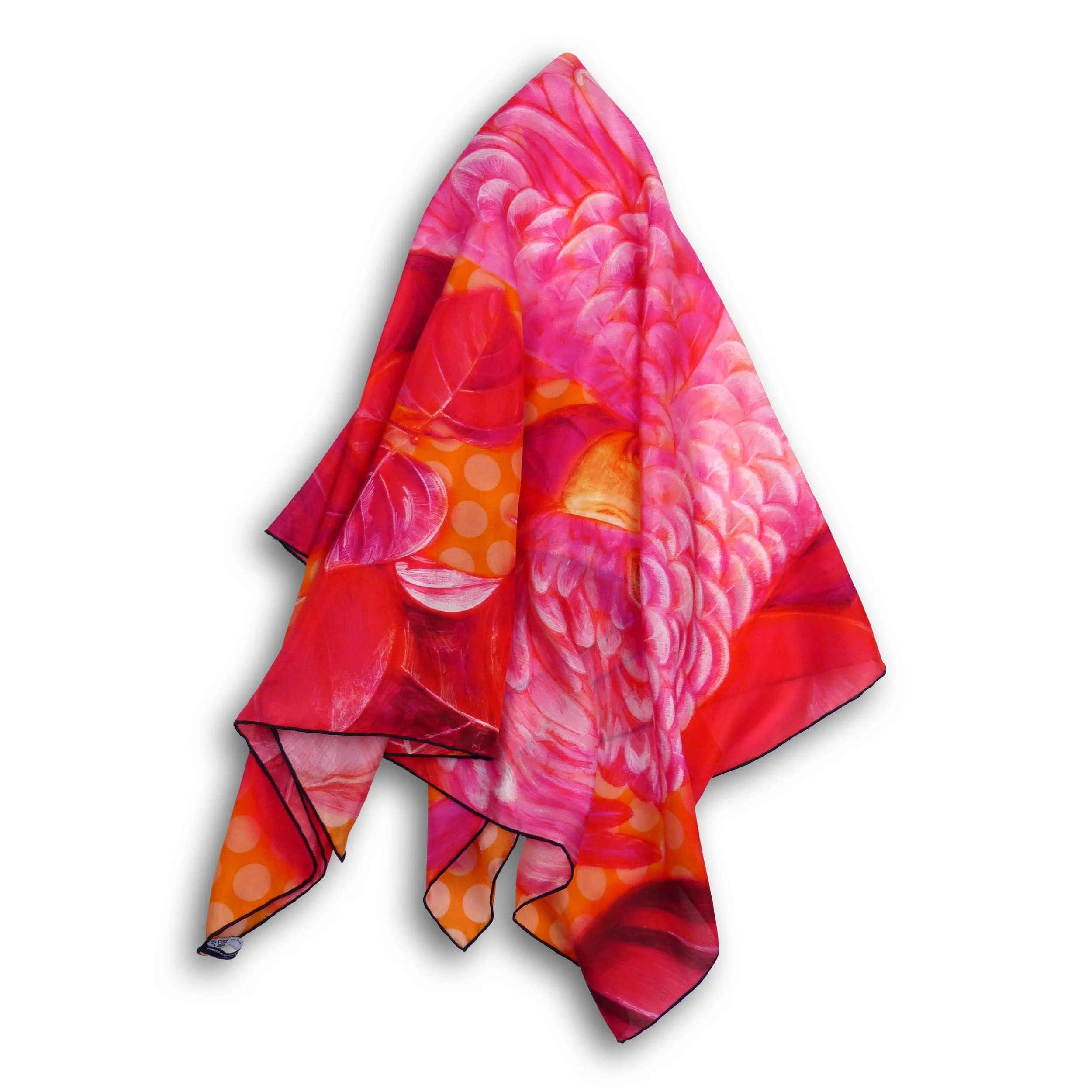 silk scarf cockatoo pink orange 8.jpg