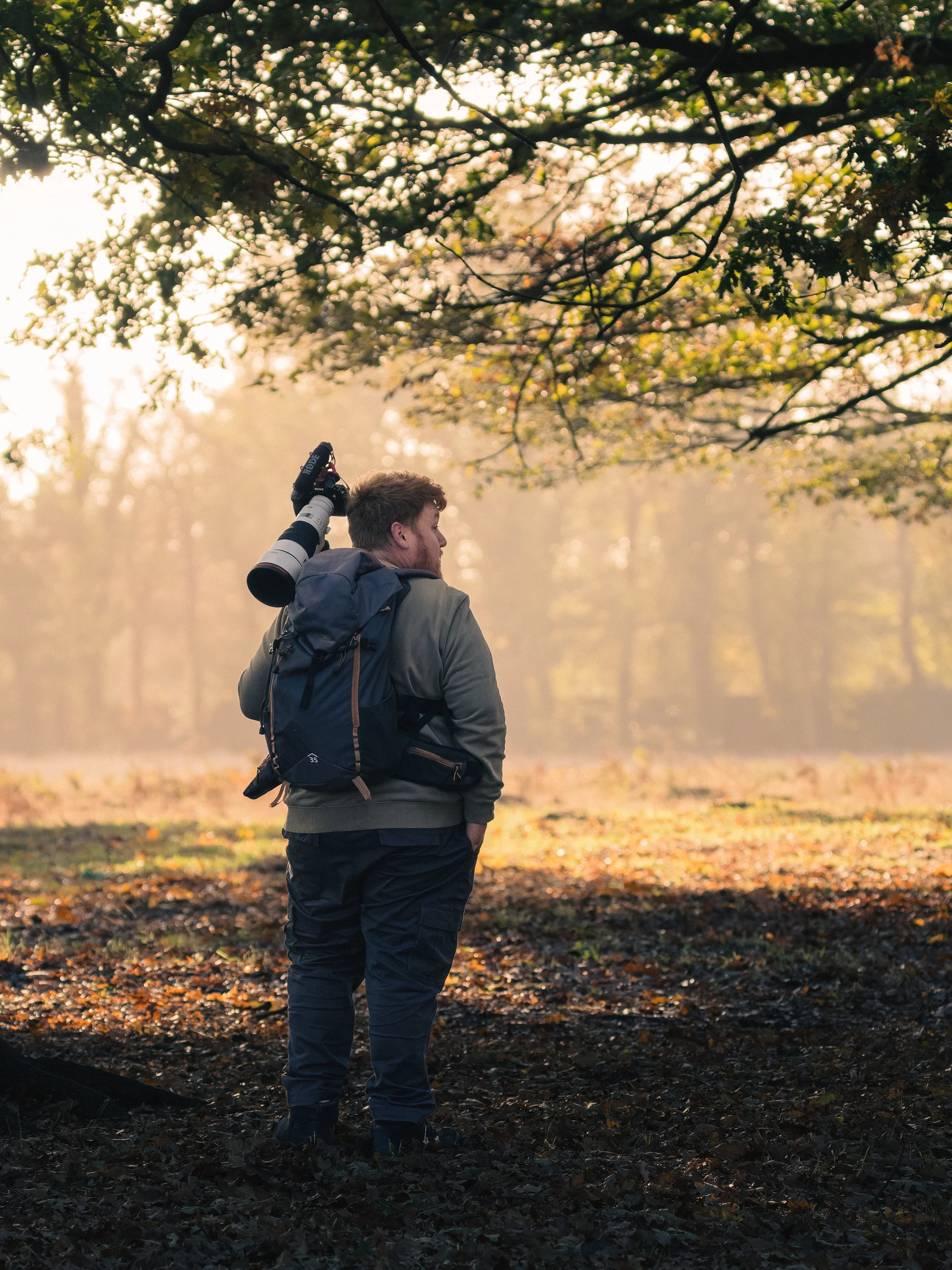 Jack during a visit to photograph wildlife
