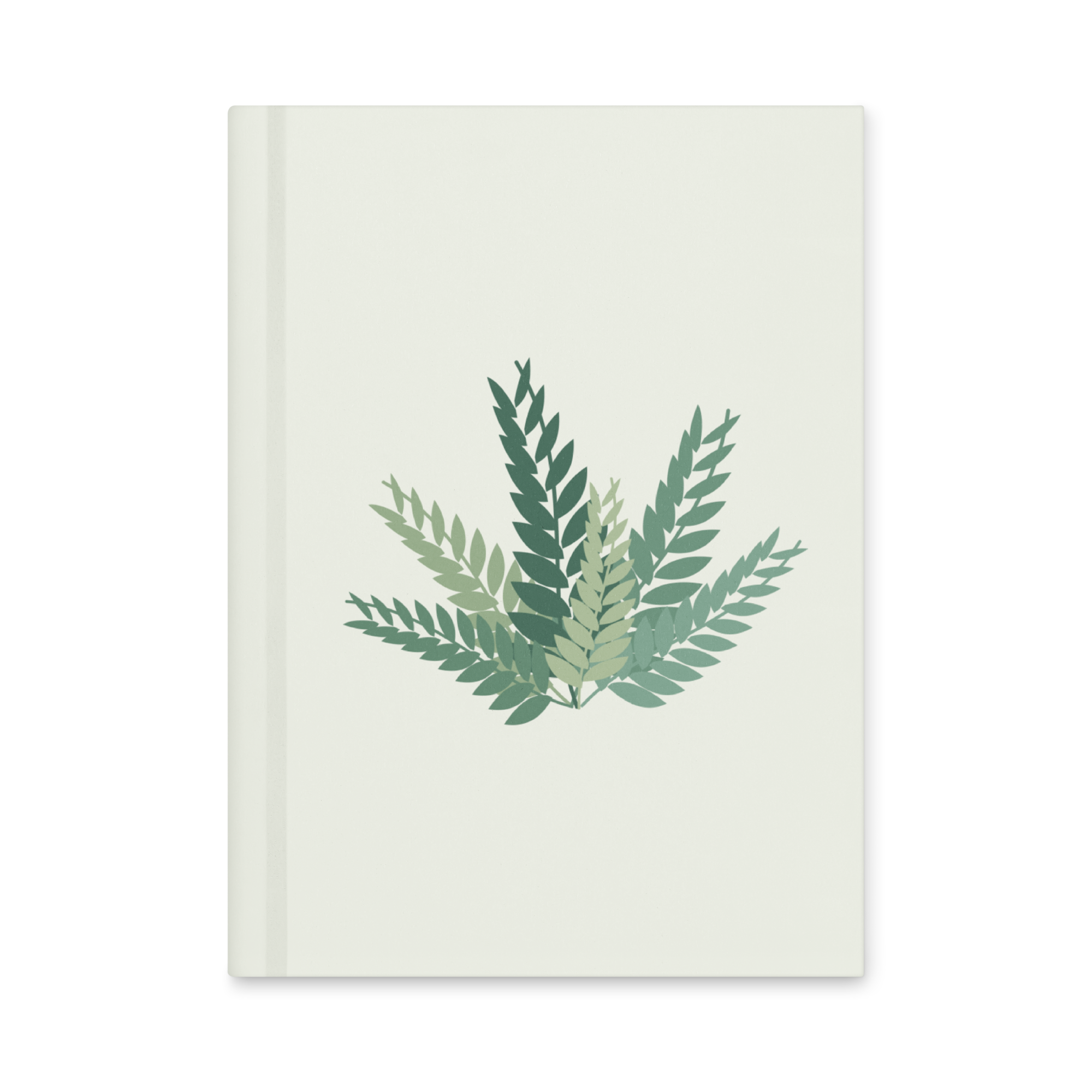 Fern & Frond hardcover lined journal with original fern illustration