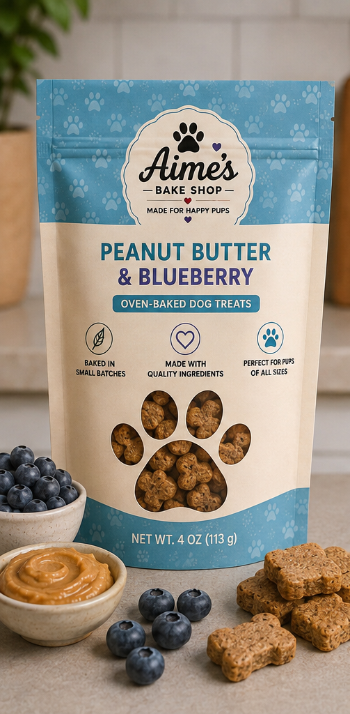 Peanut Butter & Blueberry Treats