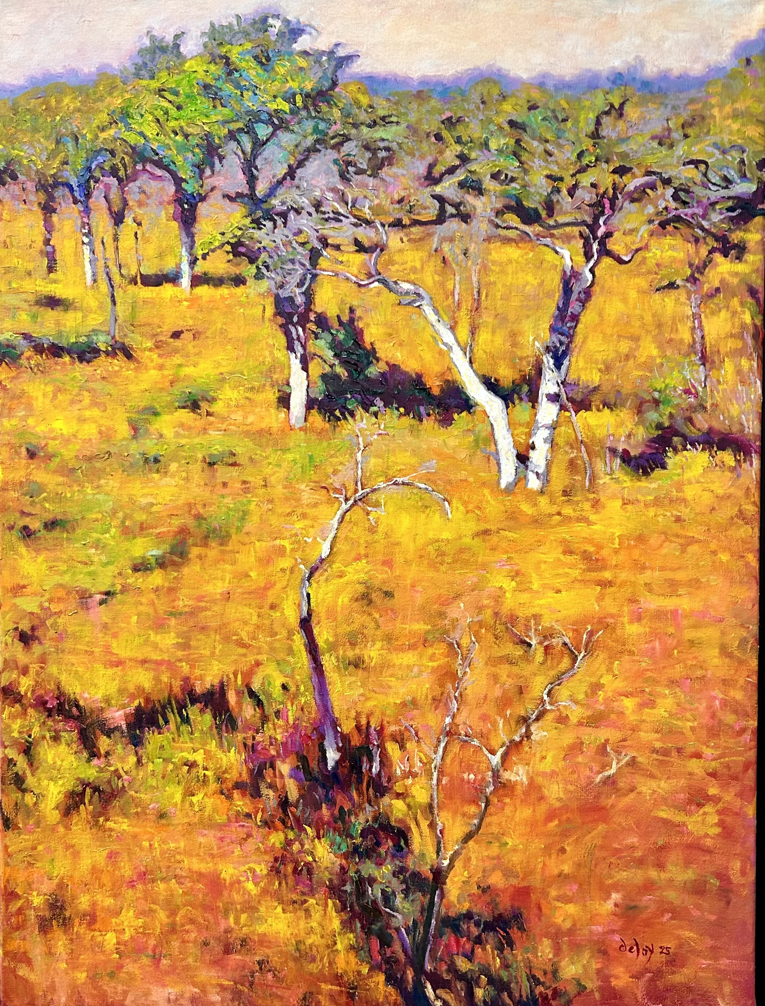 Post Oak Savanna #2,  27x36 inches
oil on linen
$1,900