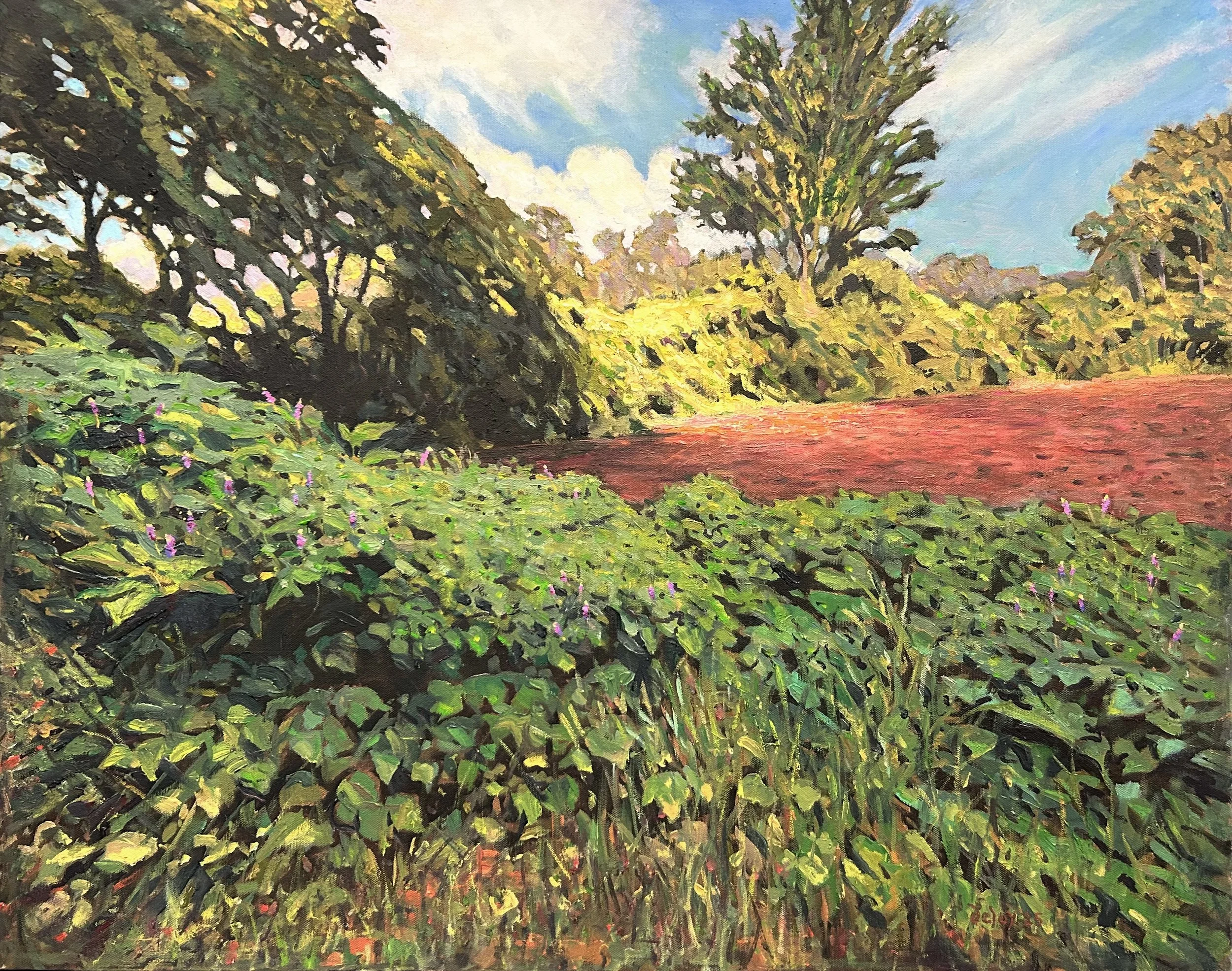 Blooming Kudzu,  24x30 inches, oil on canvas
$1,000