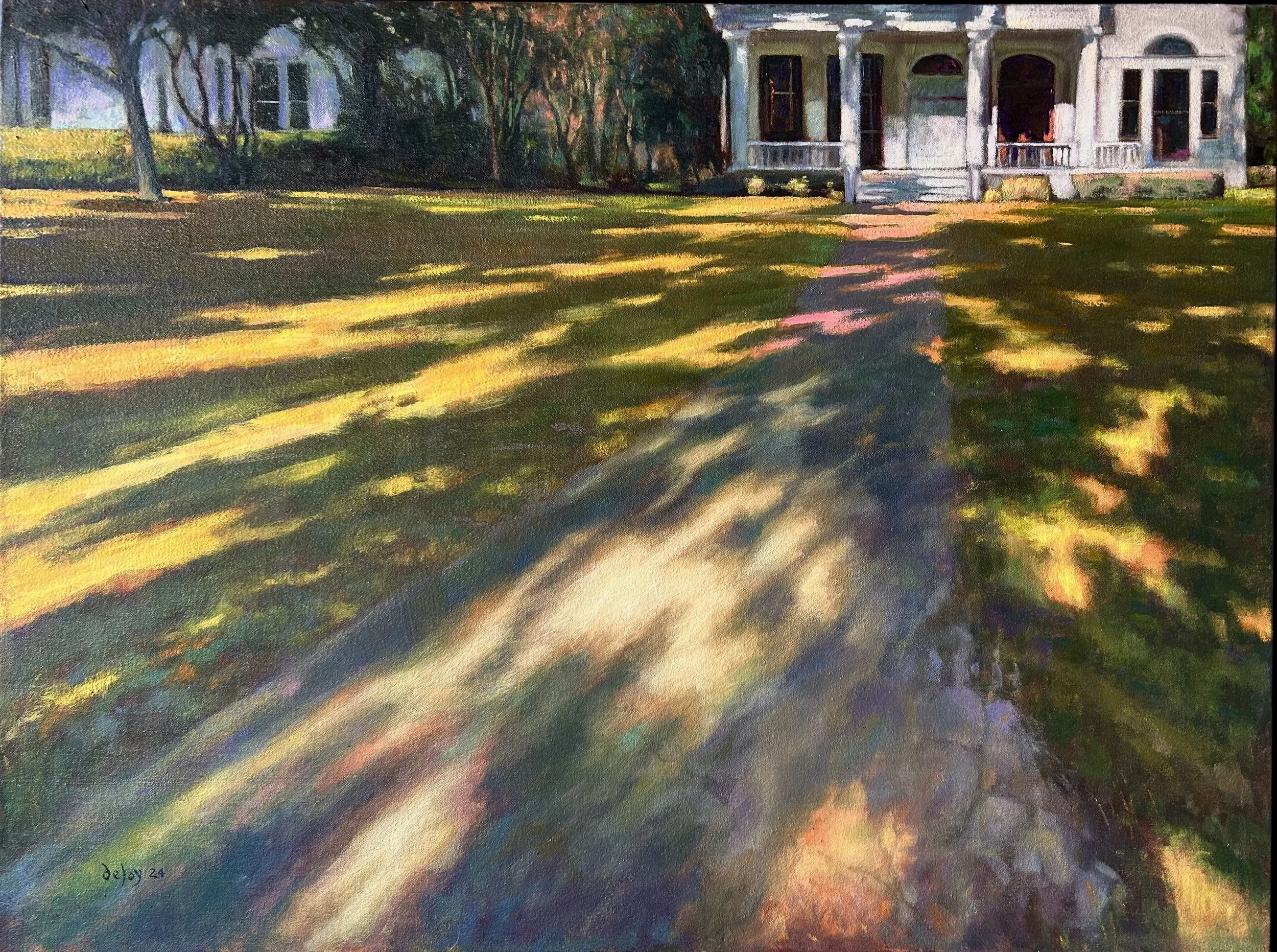 Shady Sidewalk, 32x36 inches, oil on canvas
SOLD