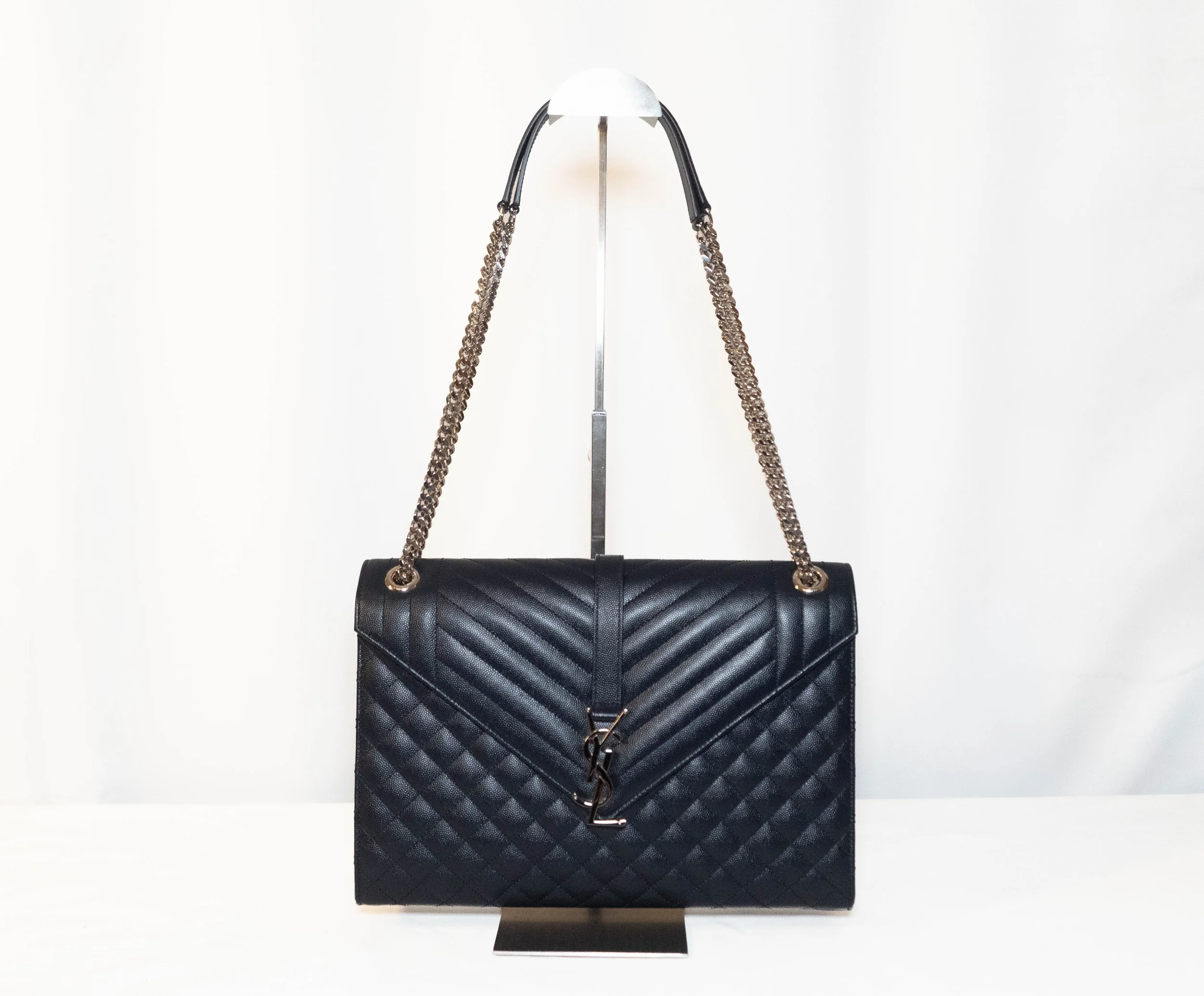 YS01 1 Medium Quilted Matelasse Flap Bag.jpg