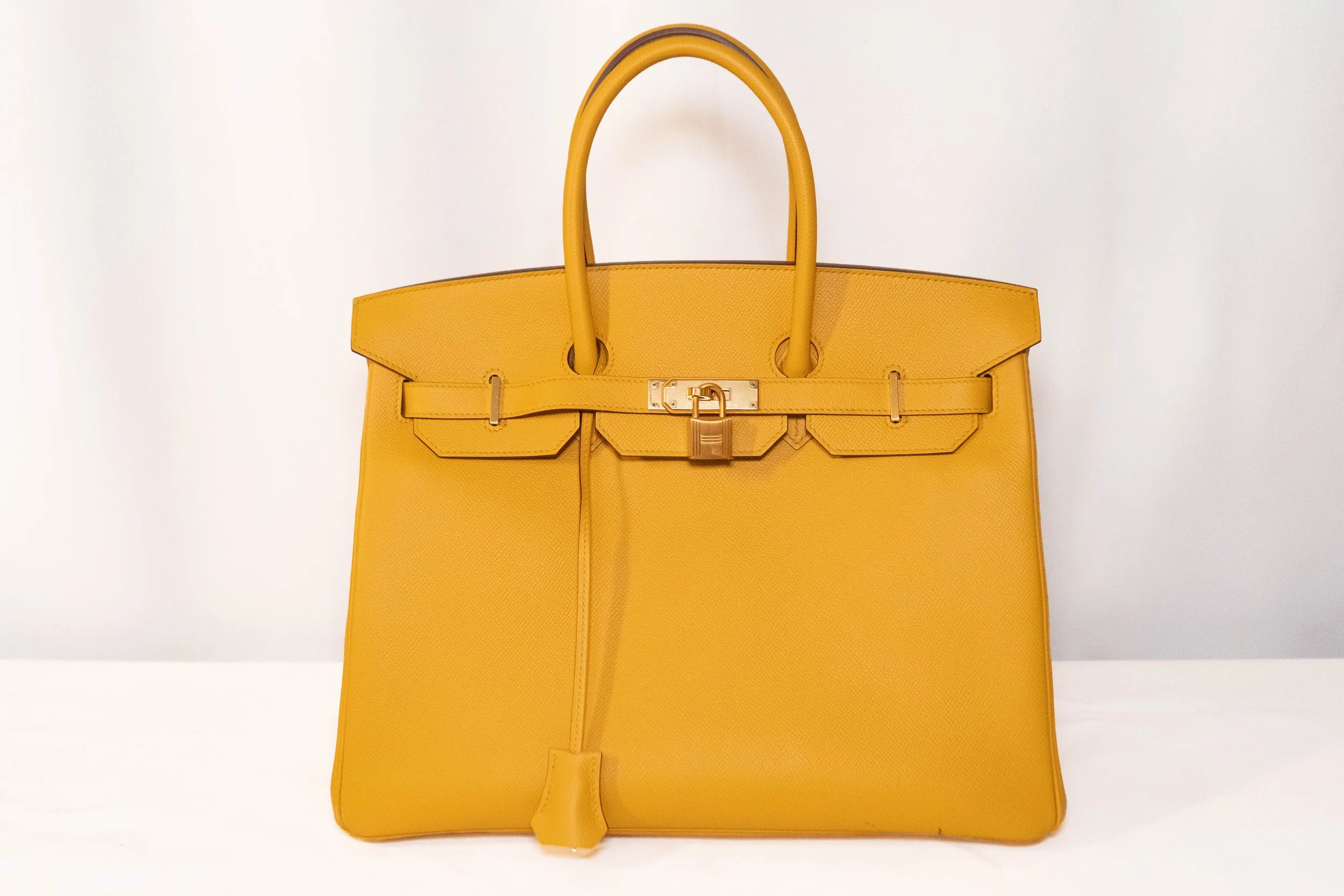 HE04 Hermes Birkin 35 - Epsom Leather, Brushed Gold Hardware
