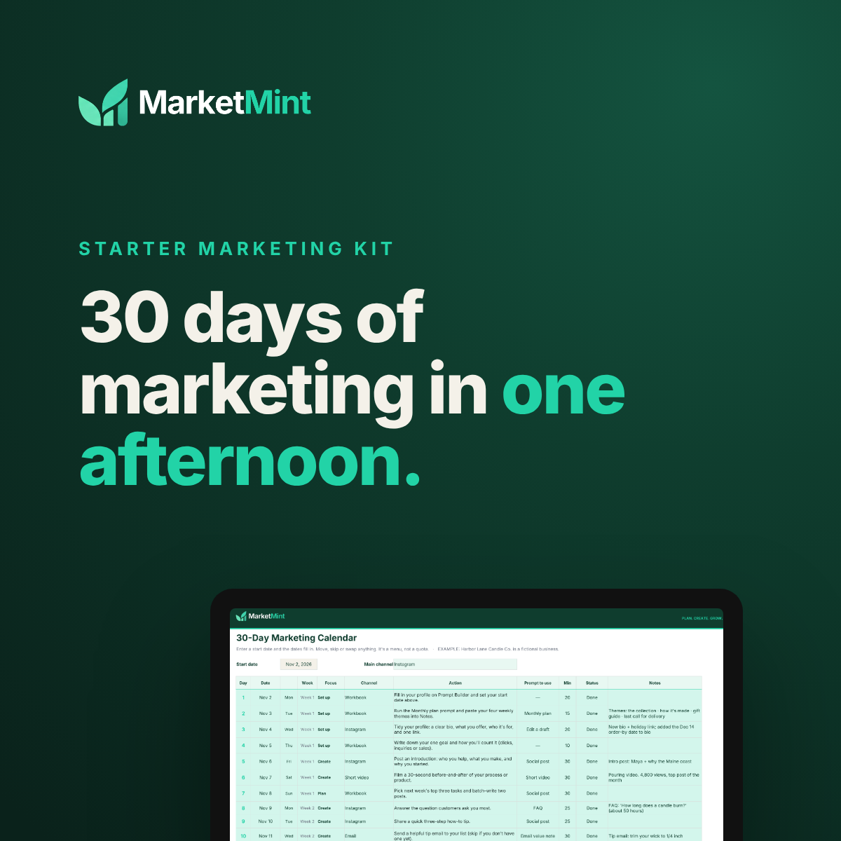 Starter Marketing Kit