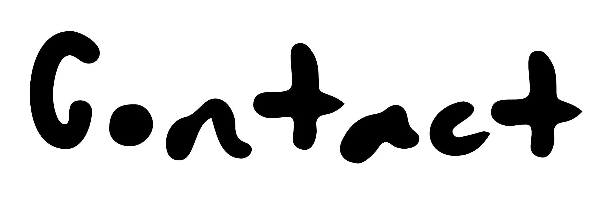 Black stylized text reading “C·n+e+” on a white background