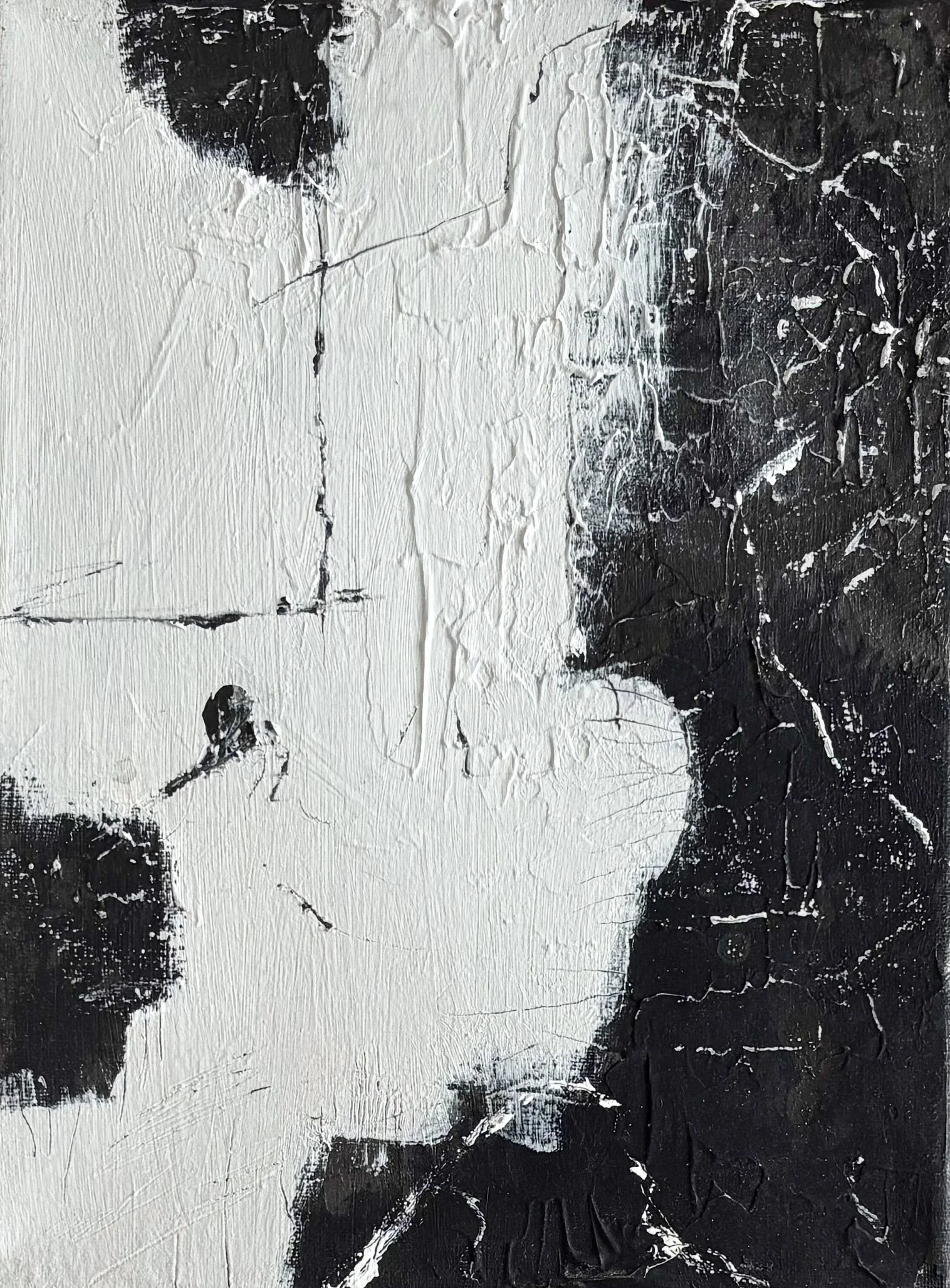 Study on Canvas, 2025, acrylic on canvas, 9 x 12 in.