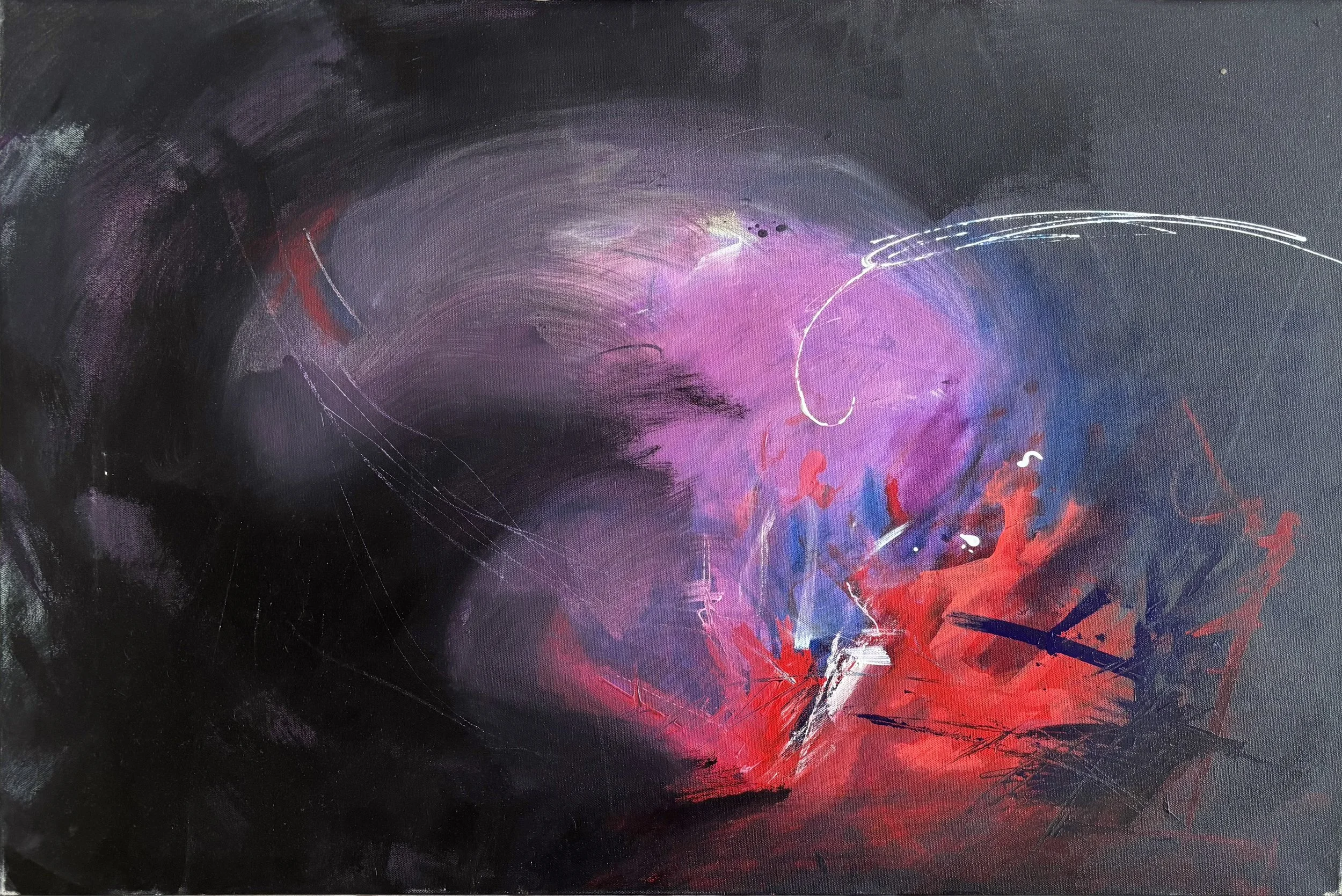 Untitled, 2026, acrylic on canvas, 36 x 24 in.