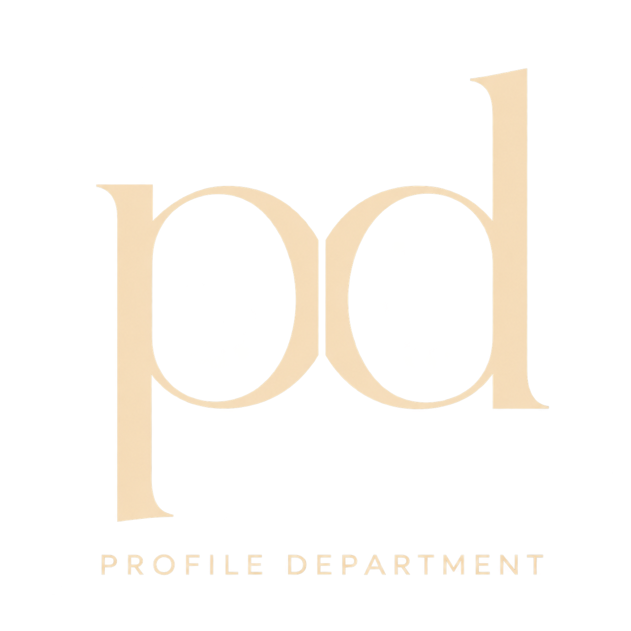 Stylized beige lowercase logo reading “pool,” with “PROFILE DEPARTMENT” underneath