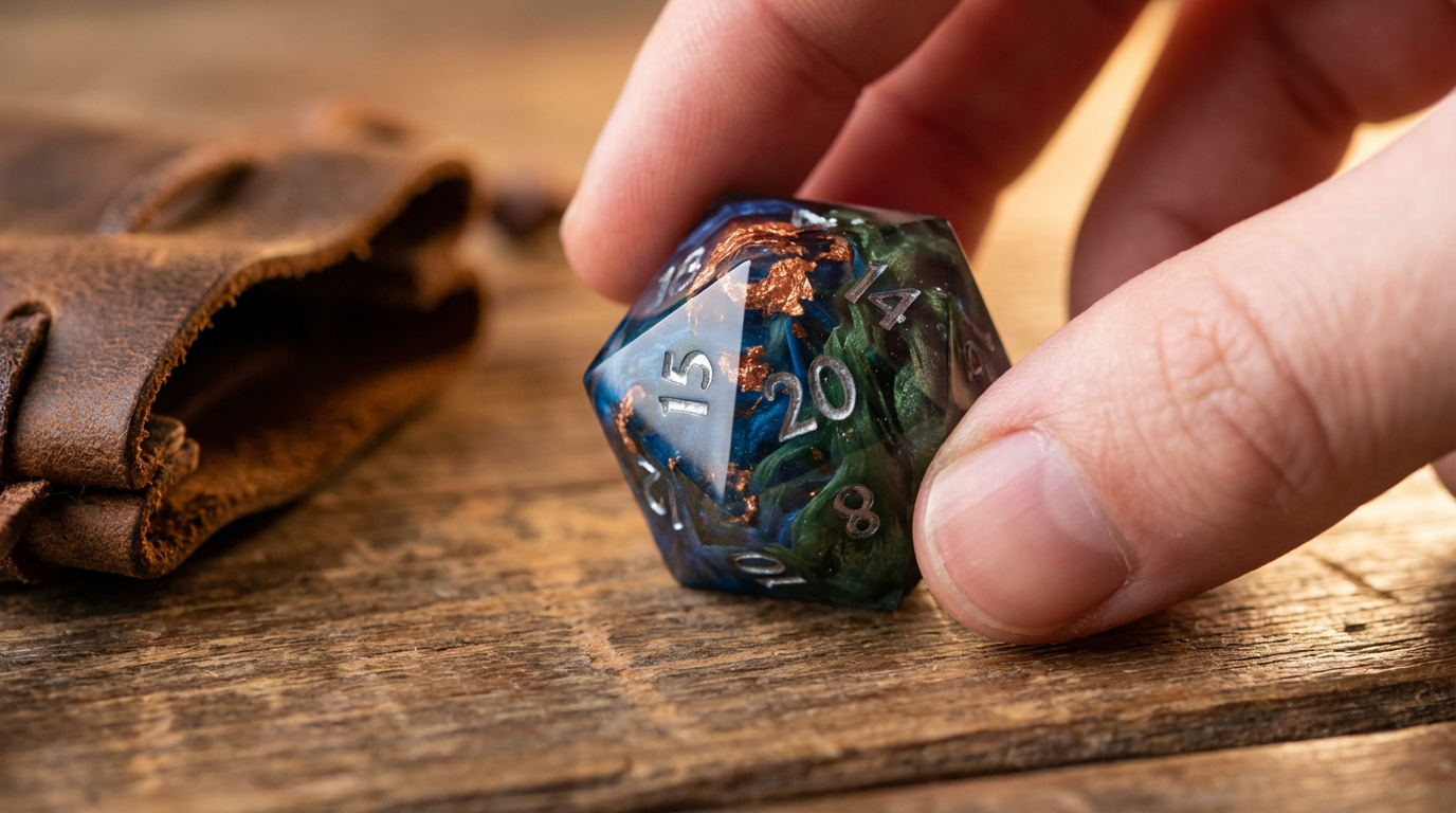 Resin RPG Die