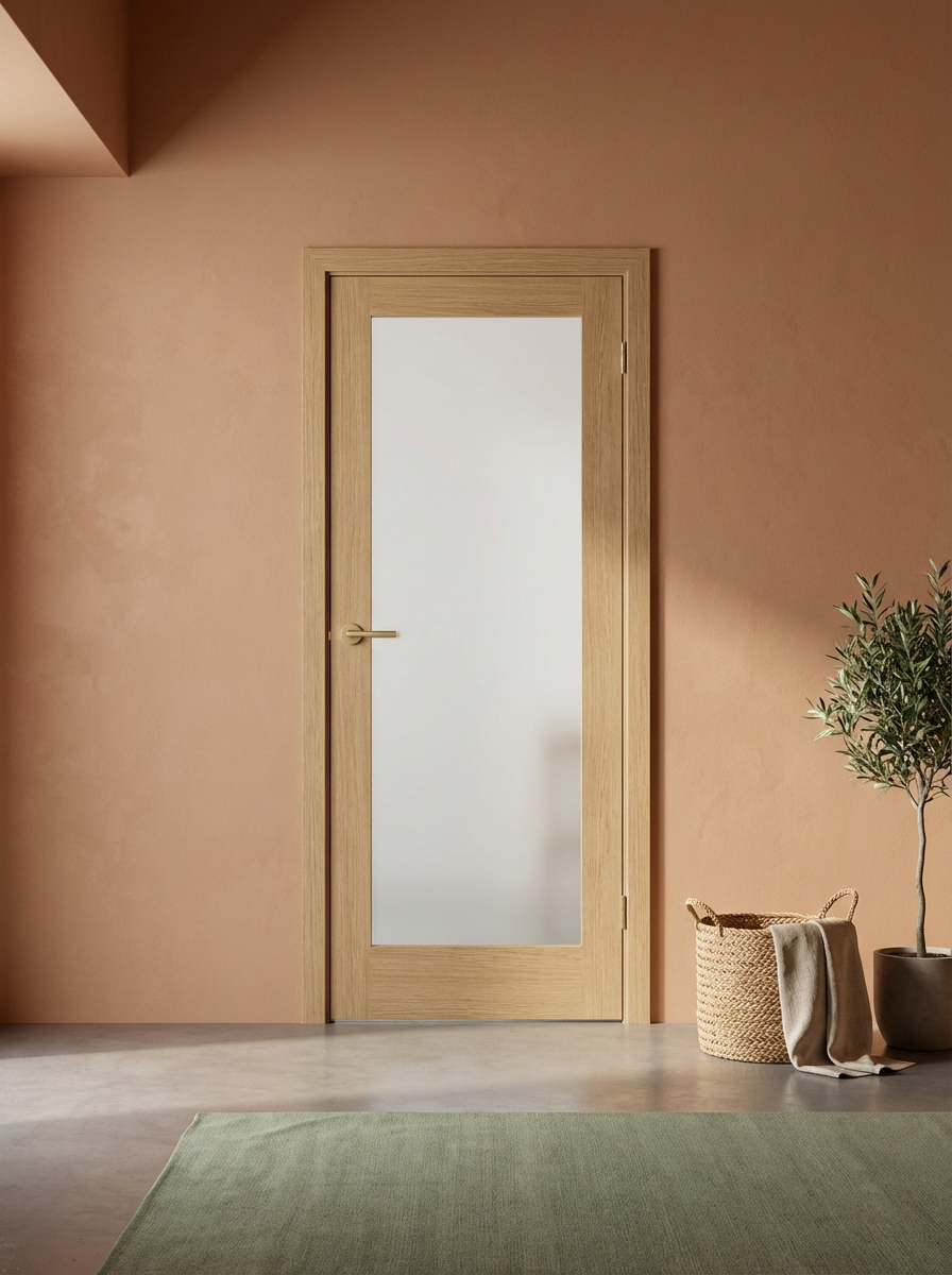 Frosted French Door