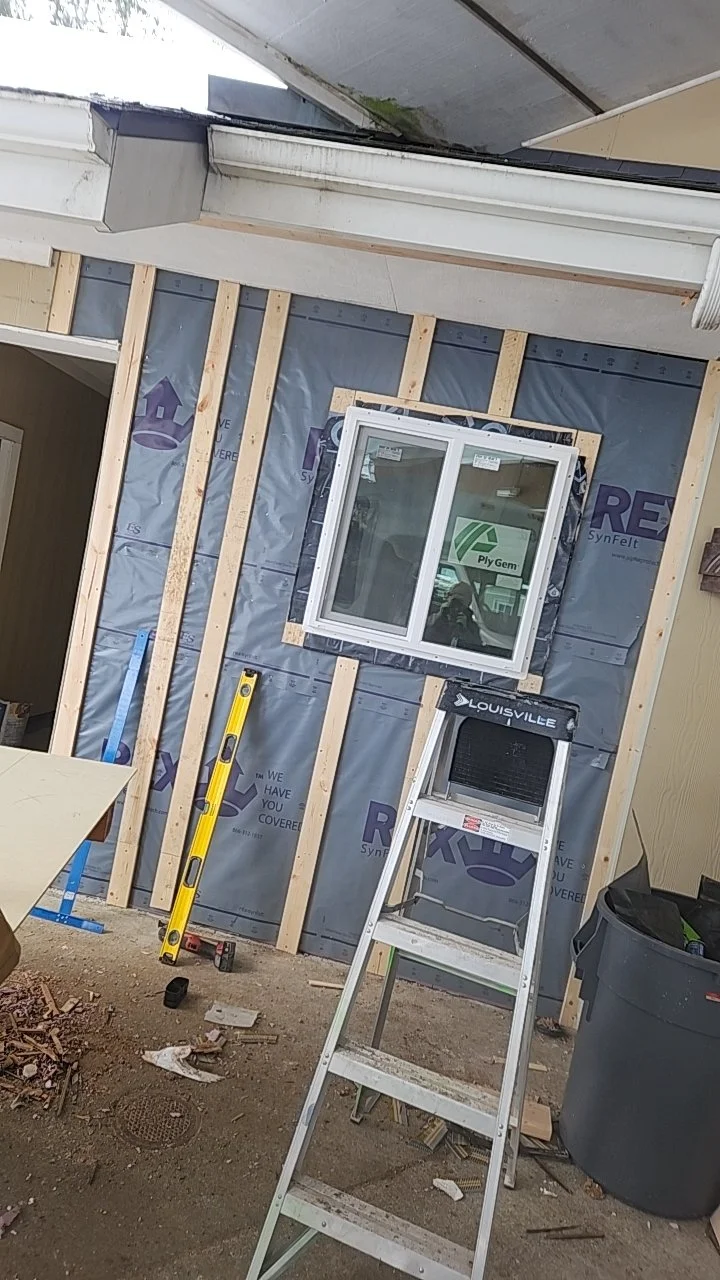 Outdoor Wall Repair