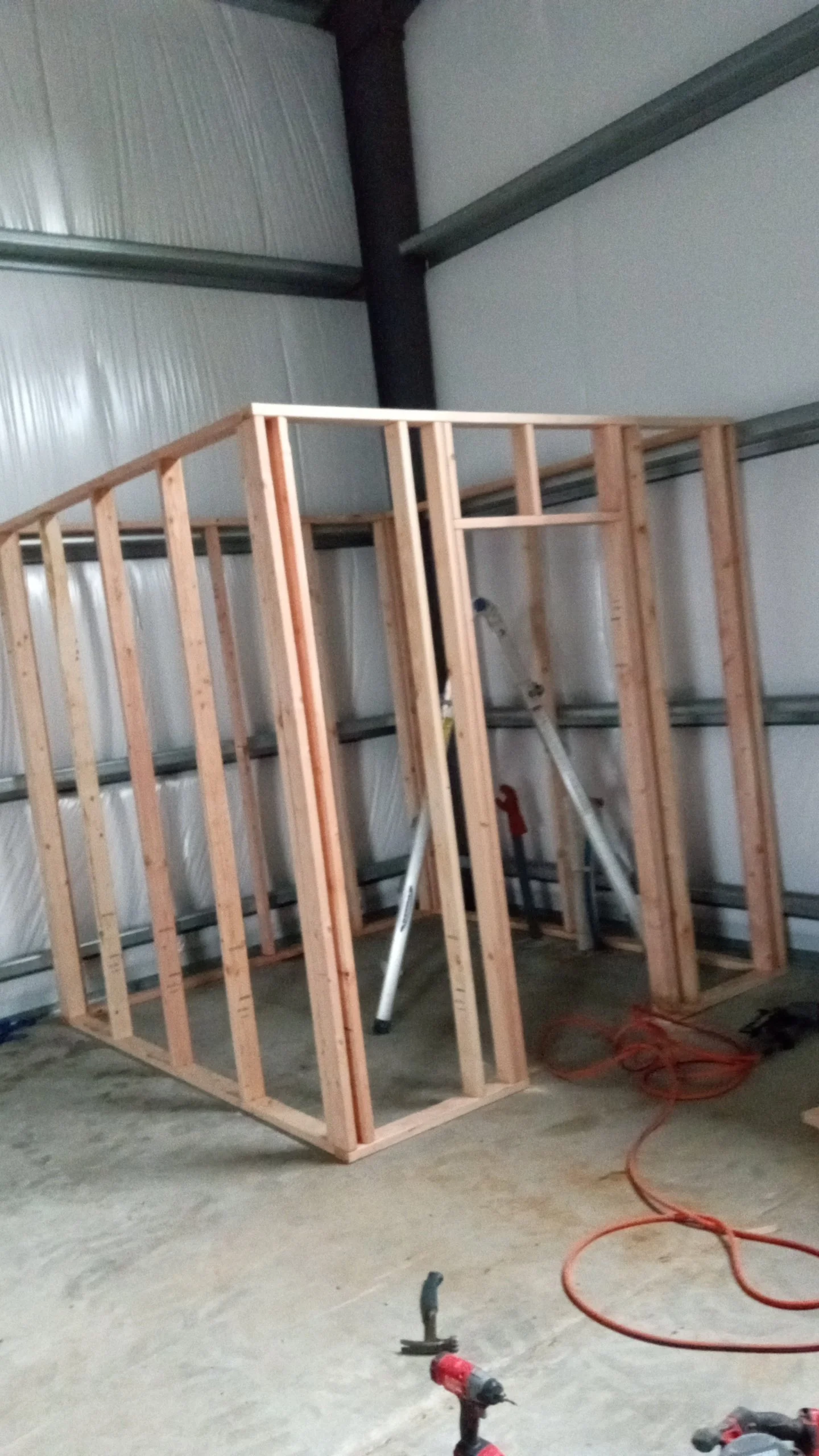 Storage Building In Progress