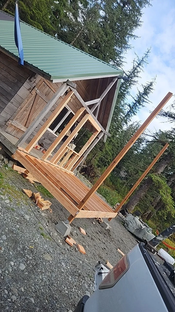 Front room in Build added to pre-existing structure 