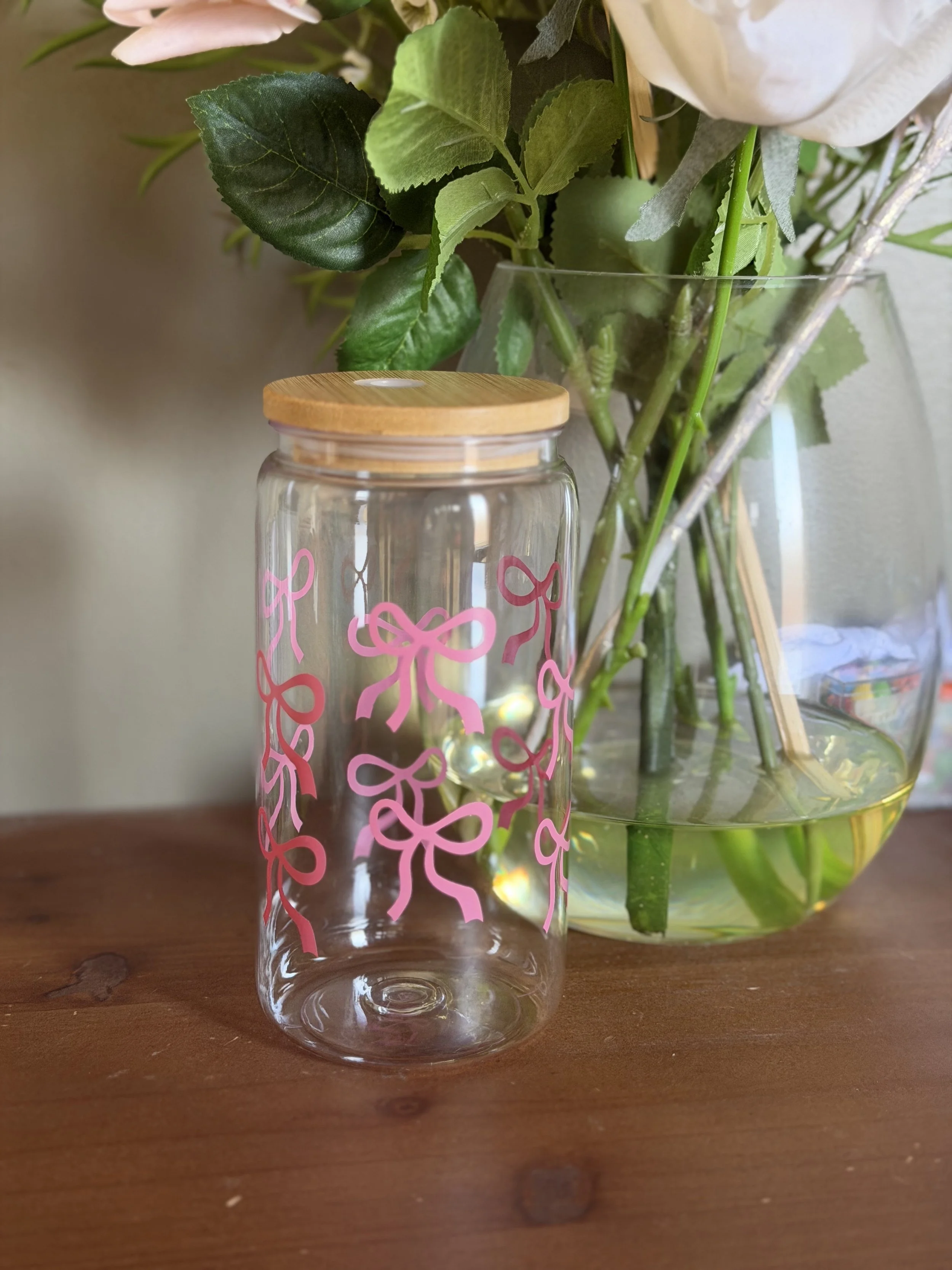 Pink and Bow-tiful - 16oz Plastic cup
