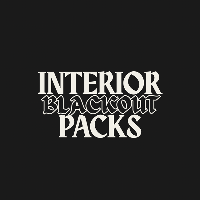 Interior Black Out Package