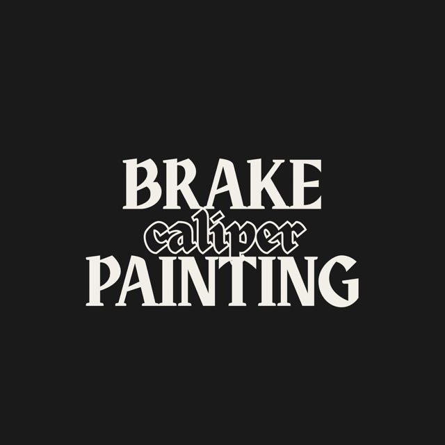 Brake Caliper Painting
