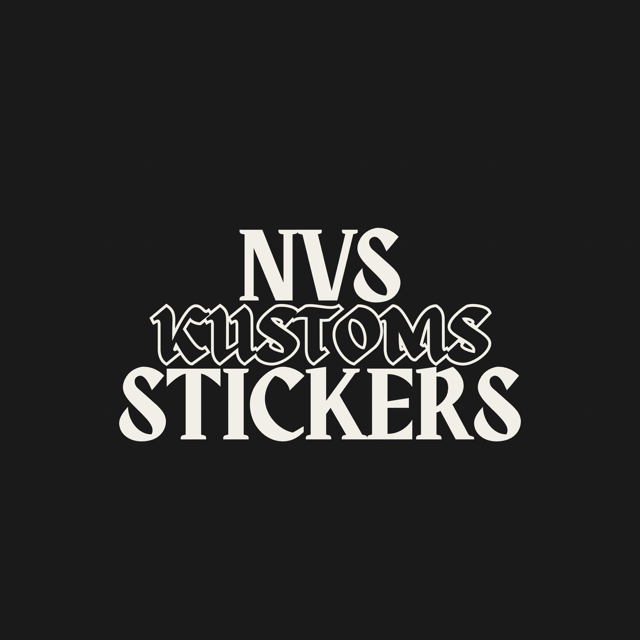 NVS KUSTOMS STICKERS