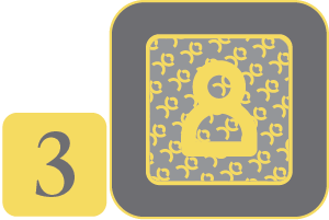 An icon of a watermarked image and a yellow number 3 in a box on the left.