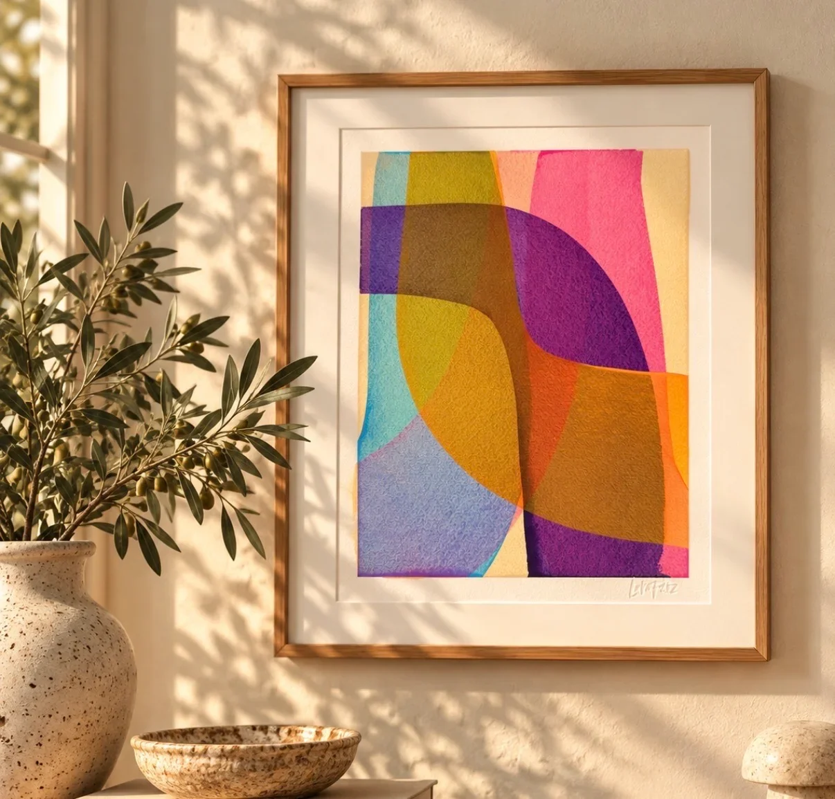 Color study #20 - 8x10"