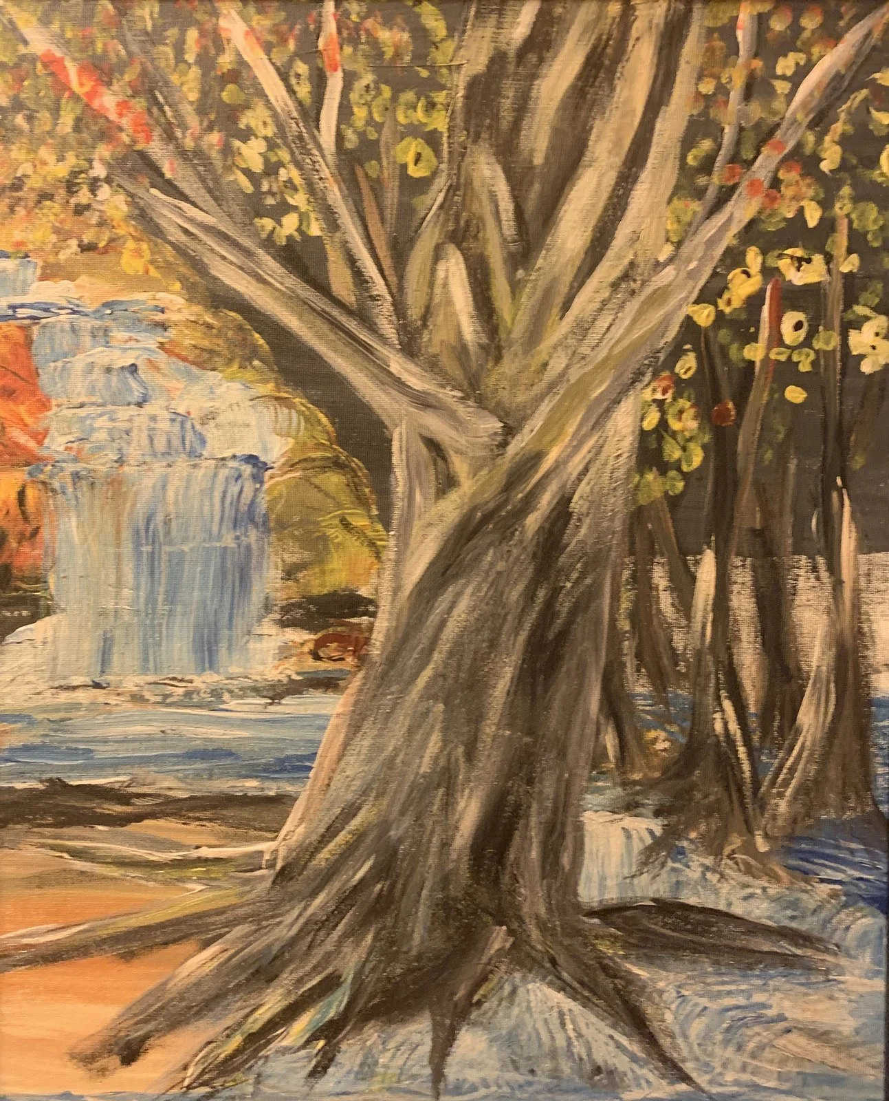 Untitled (Twisted Tree and Falls)
