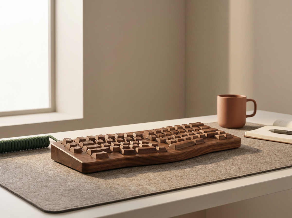 Wooden Mechanical Keyboard