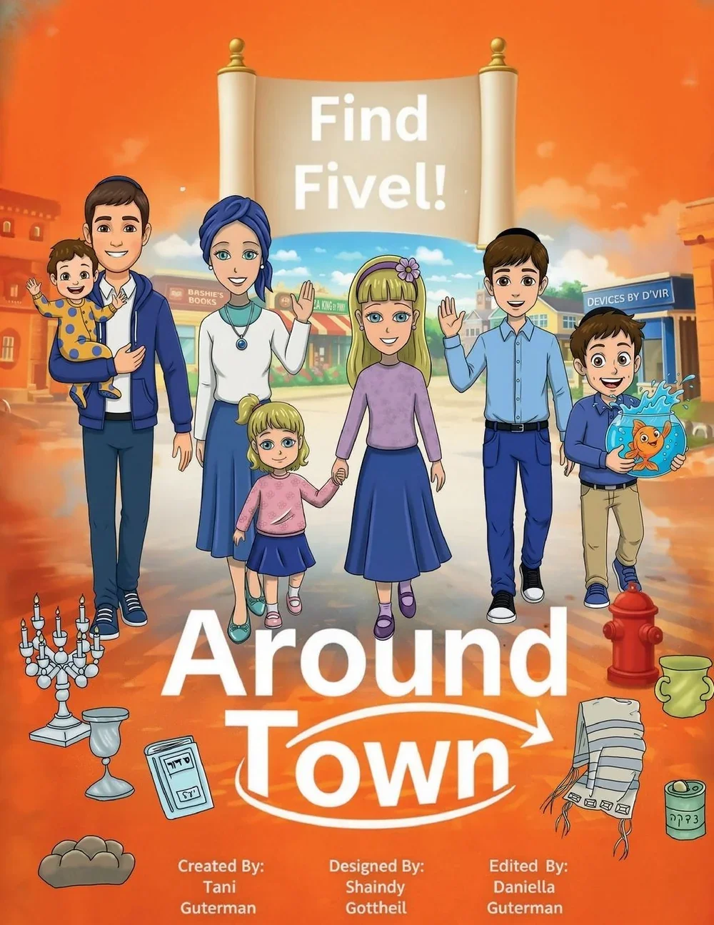 Find Fivel! Around Town (Book 3 in the Series)