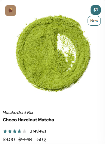CHOCO HAZELNUT MACHA