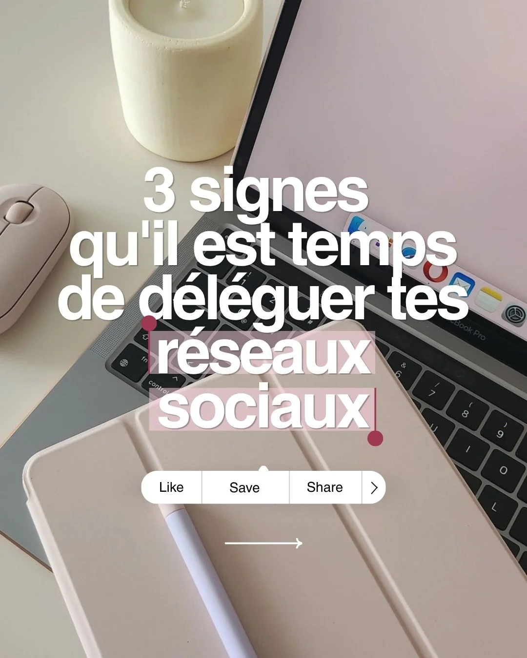 Les r&eacute;seaux sociaux, &ccedil;a peut vite devenir une t&acirc;che de plus sur la to-do list. 👀

Trouver les id&eacute;es, cr&eacute;er les visuels, prendre les photos, &eacute;crire les textes, publier... et recommencer.
Alors si tes r&eacute;