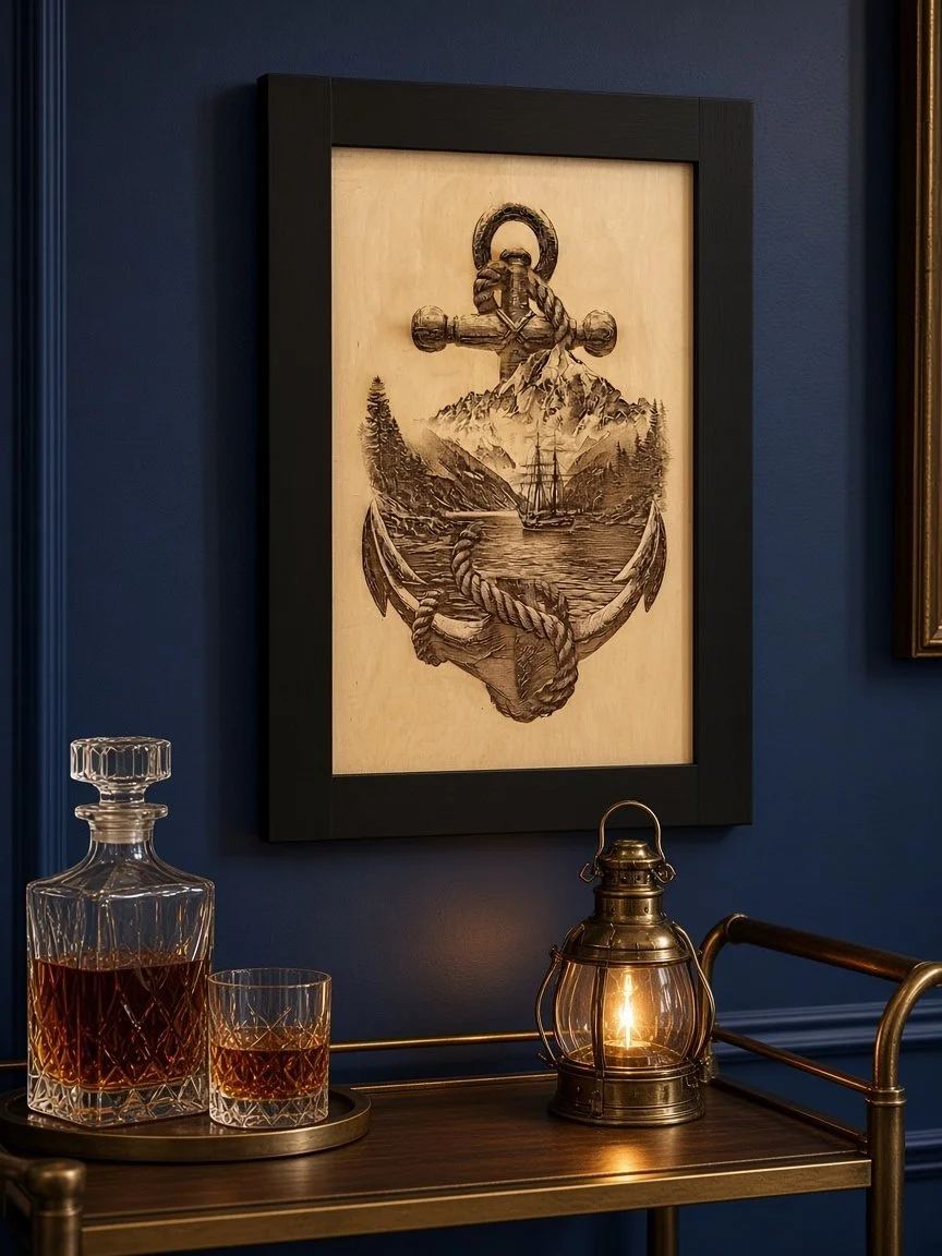 Anchor & Tall Ship