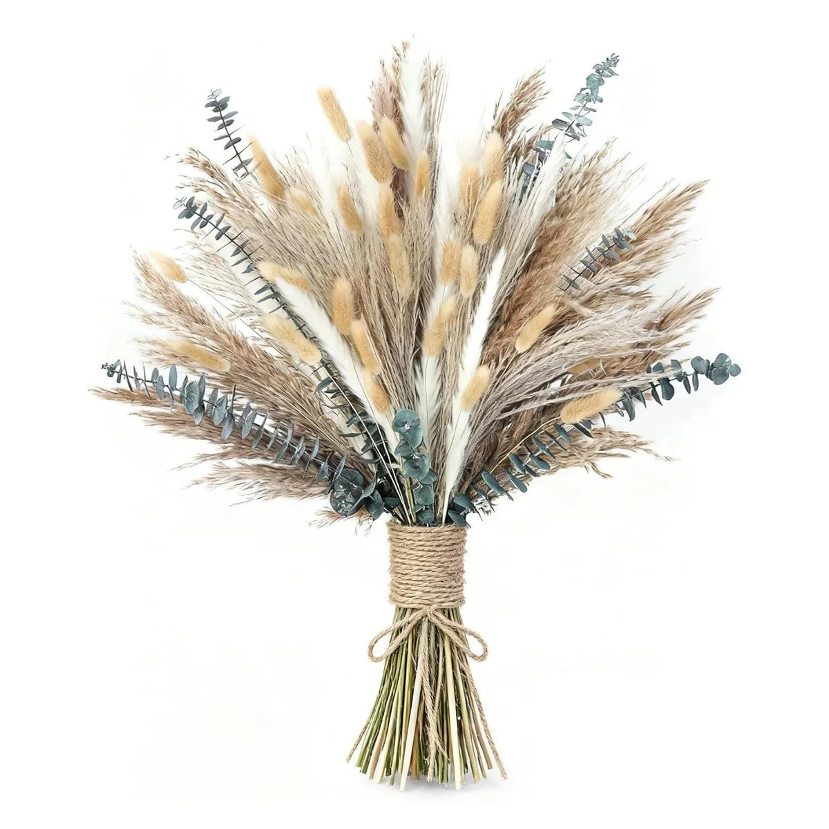 Dried pampas grass bouquet for fall seasonal decor