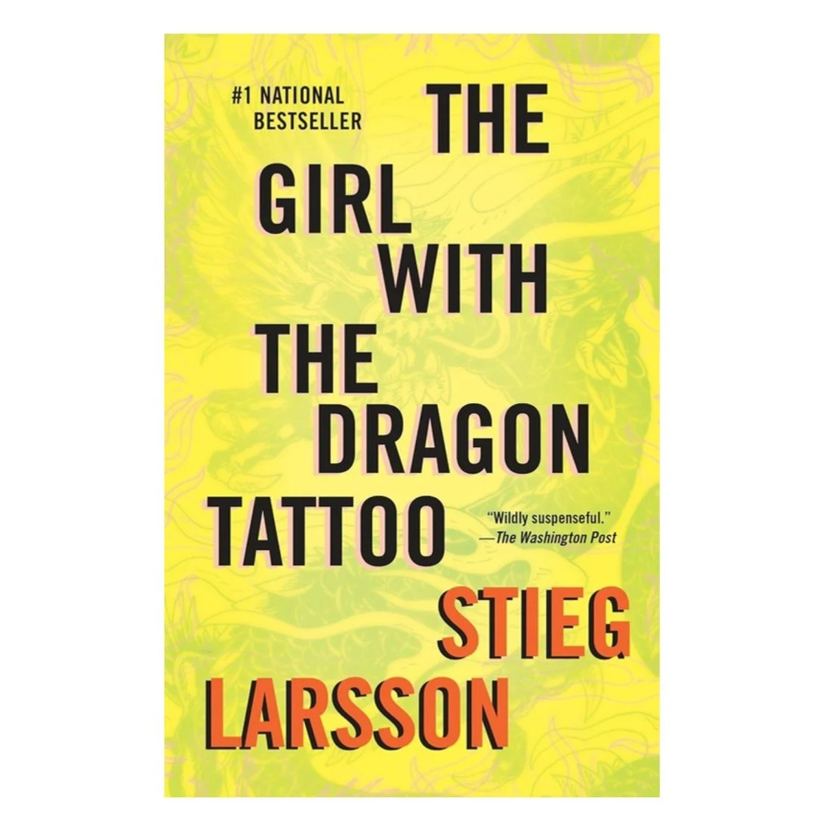 The Girl with the Dragon Tattoo by Stieg Larsson book cover